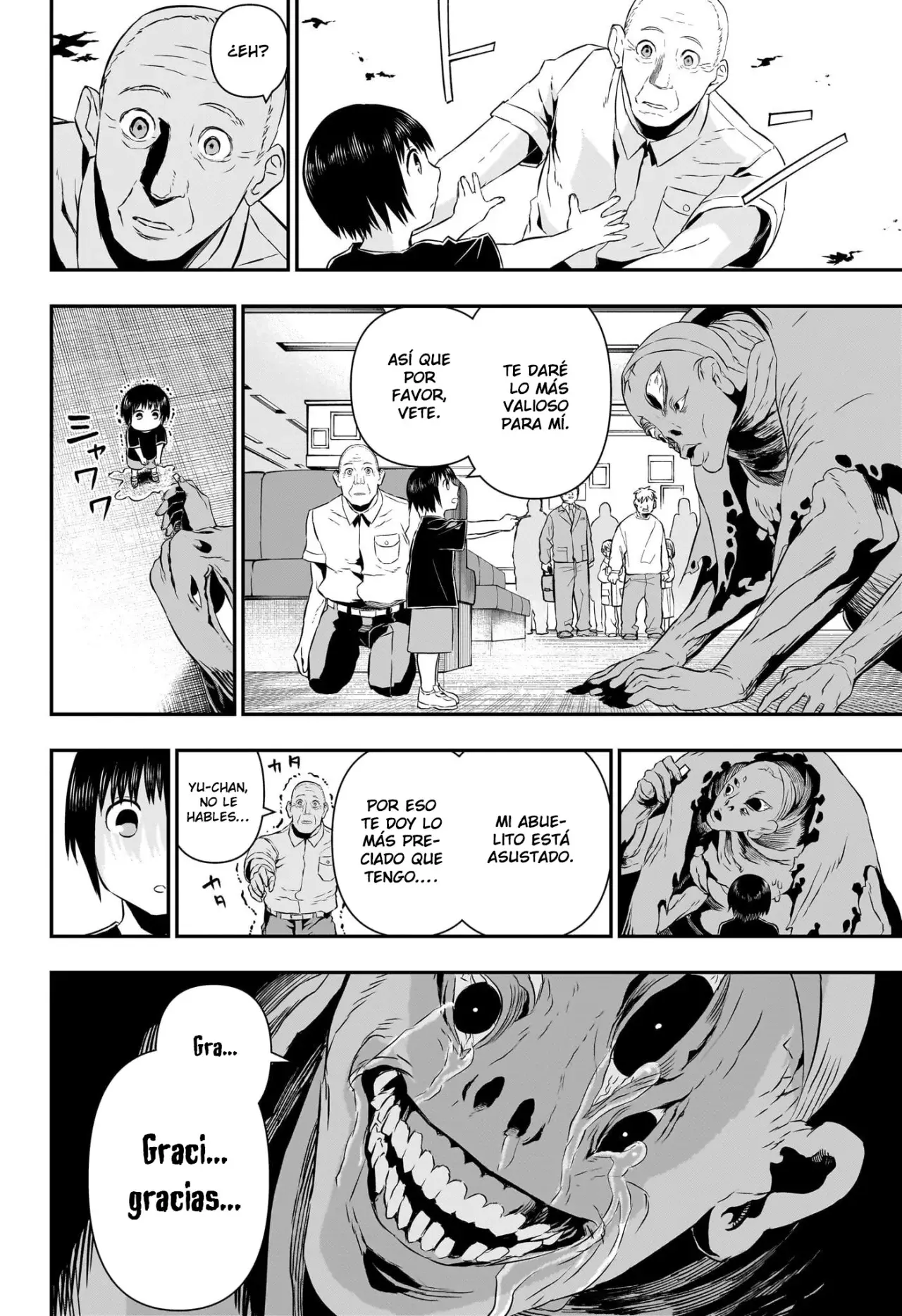 Nue's Exorcist Capitulo 54: La pelea de Gakurou y Senpai página 13