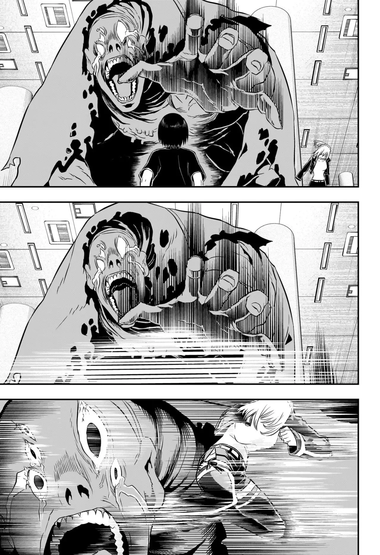 Nue's Exorcist Capitulo 54: La pelea de Gakurou y Senpai página 14