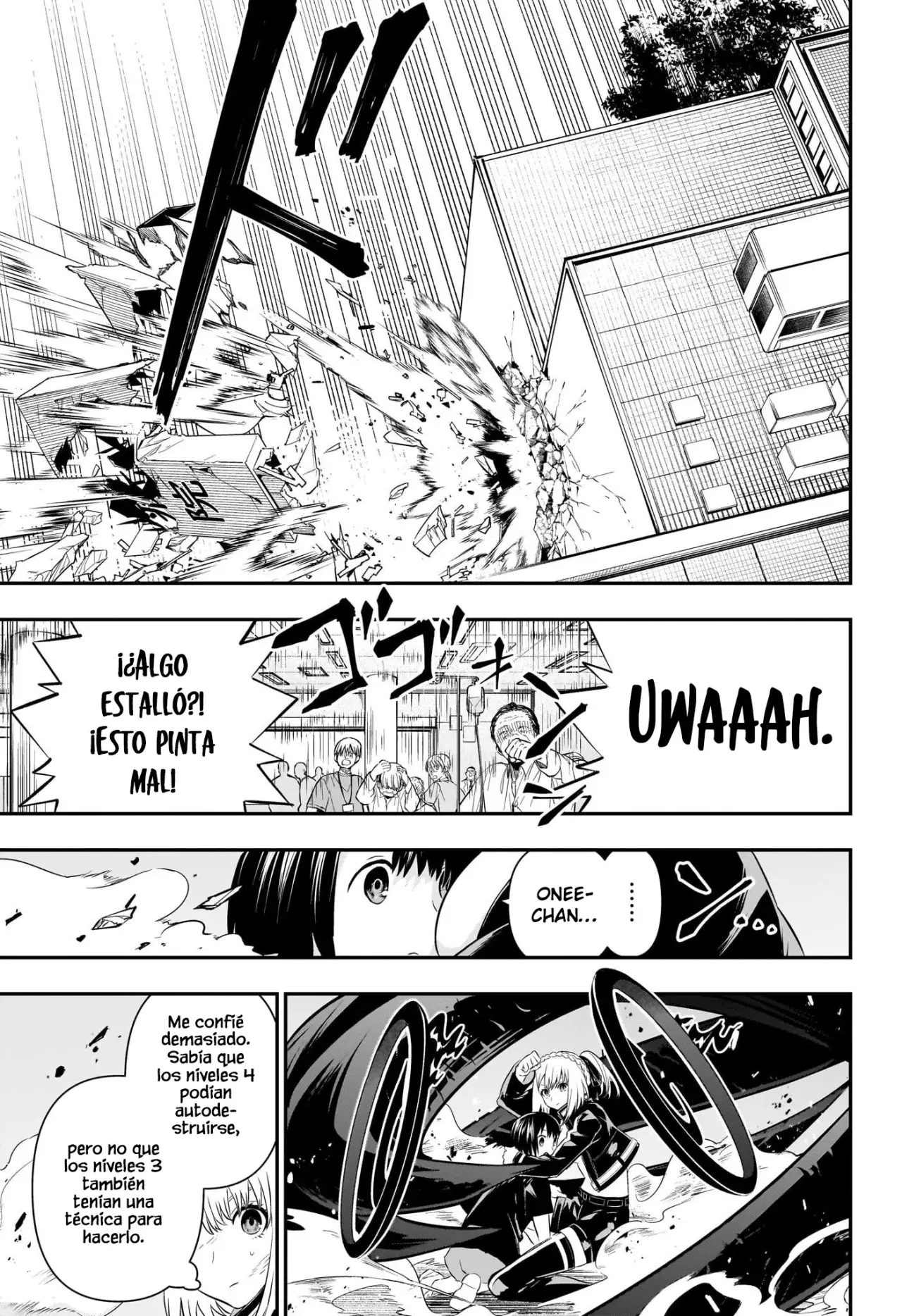 Nue's Exorcist Capitulo 54: La pelea de Gakurou y Senpai página 18