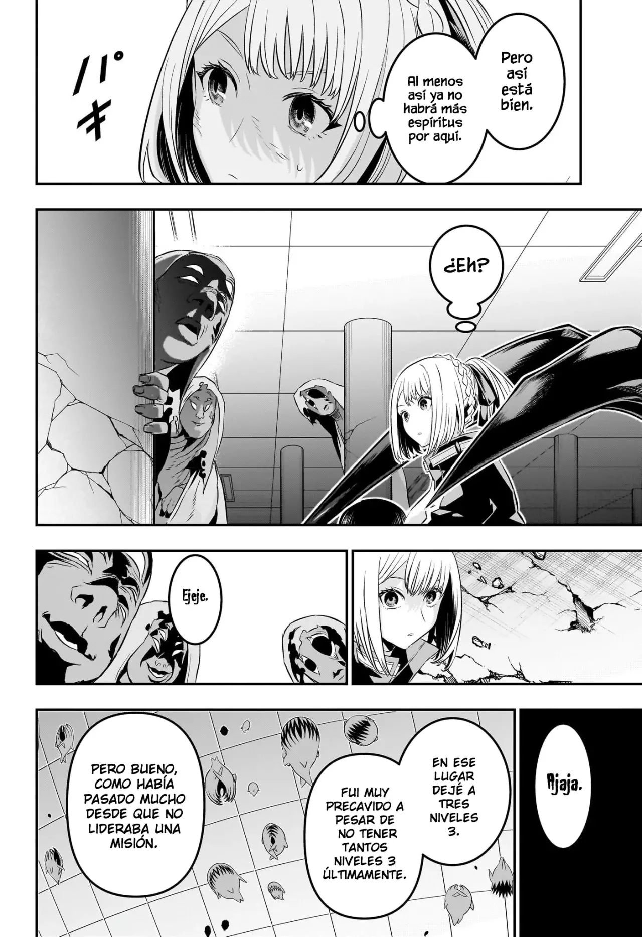 Nue's Exorcist Capitulo 54: La pelea de Gakurou y Senpai página 19