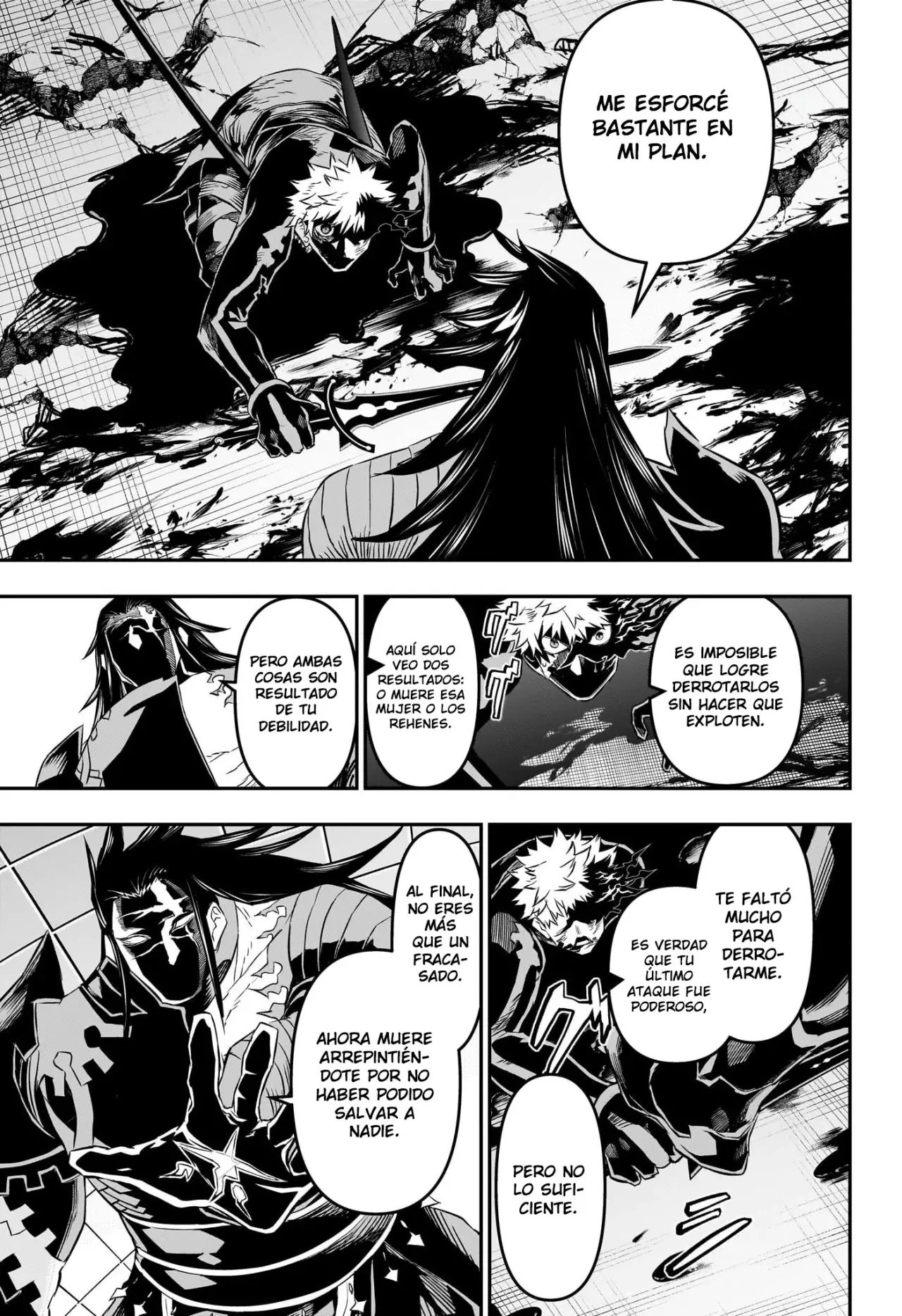 Nue's Exorcist Capitulo 54: La pelea de Gakurou y Senpai página 20