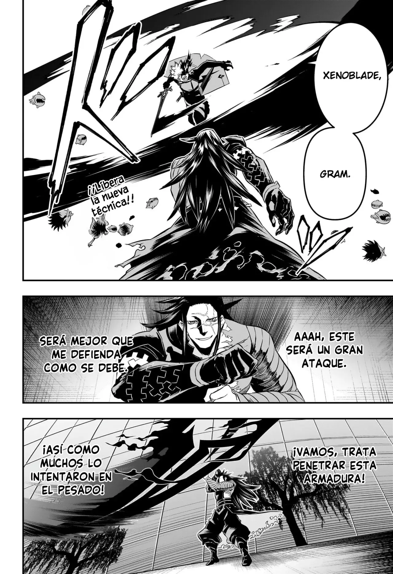 Nue's Exorcist Capitulo 54: La pelea de Gakurou y Senpai página 3