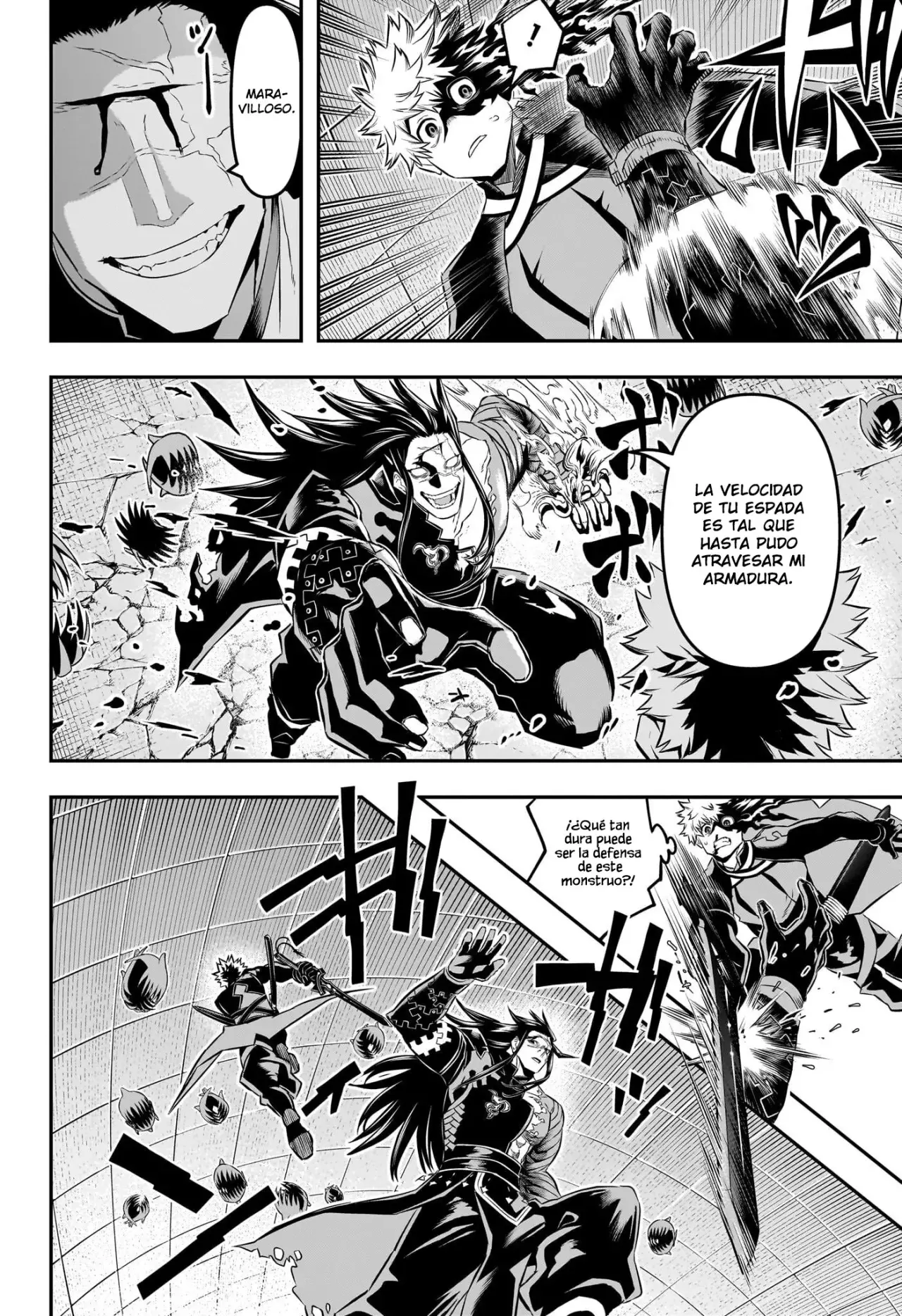 Nue's Exorcist Capitulo 54: La pelea de Gakurou y Senpai página 5