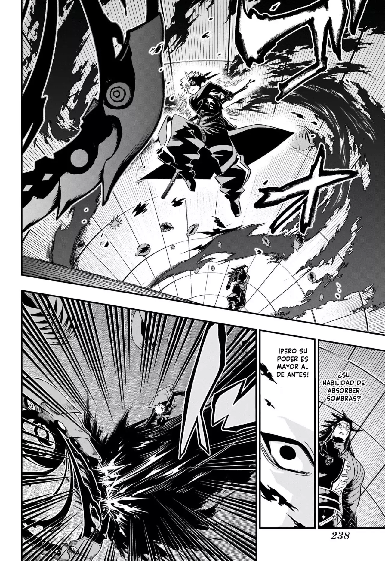 Nue's Exorcist Capitulo 54: La pelea de Gakurou y Senpai página 7