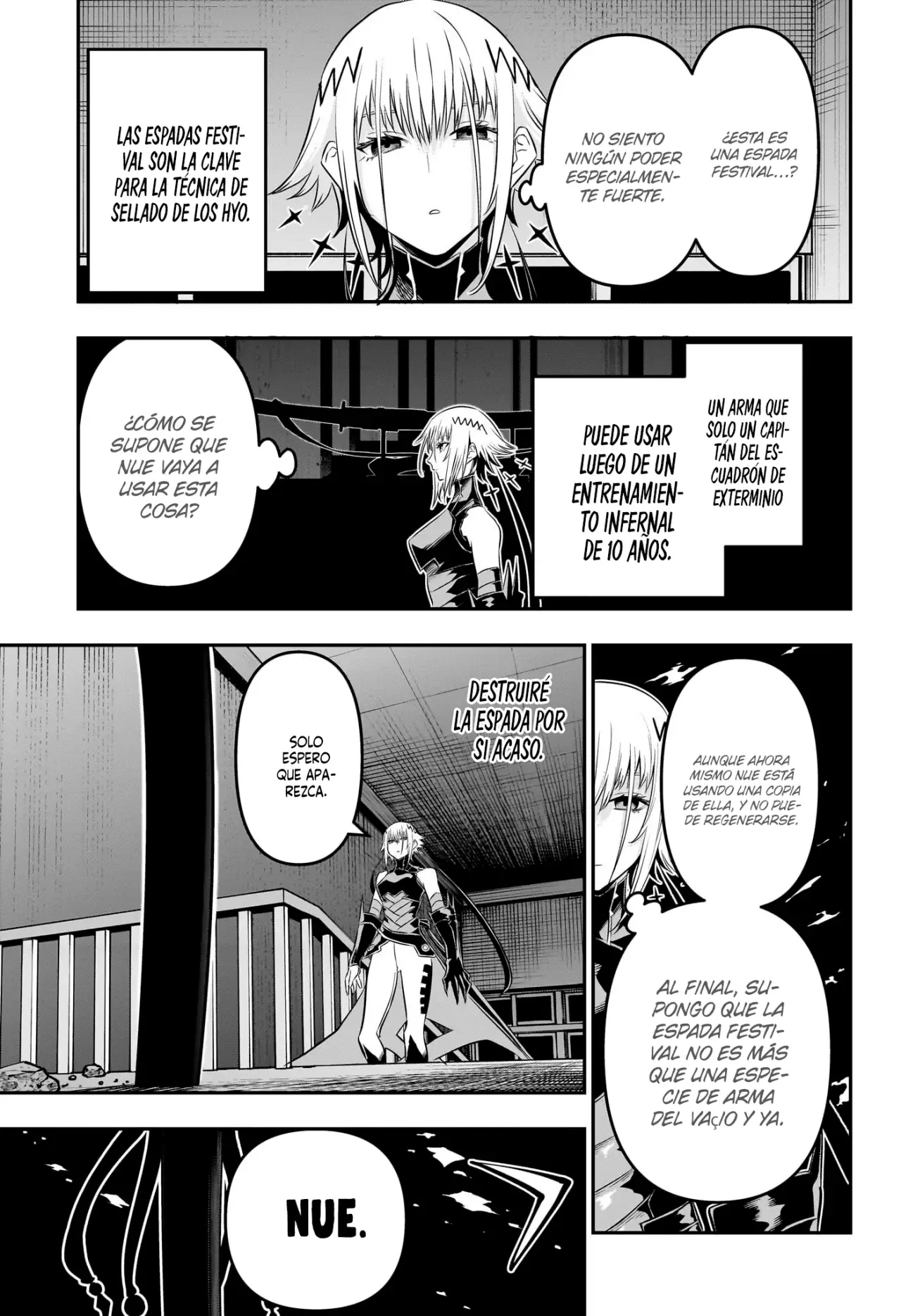 Nue's Exorcist Capitulo 61: La espada festival de Nue página 4