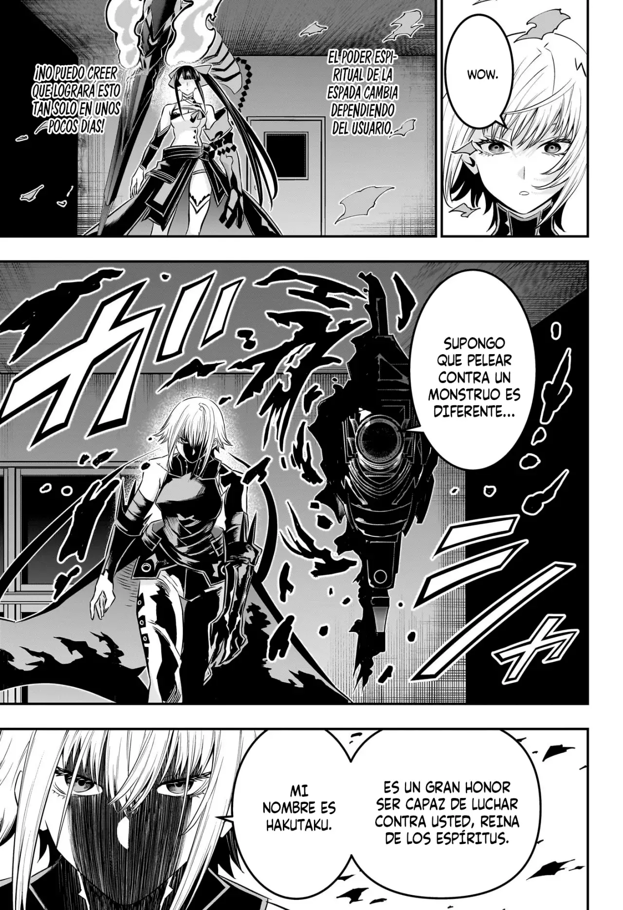 Nue's Exorcist Capitulo 61: La espada festival de Nue página 8