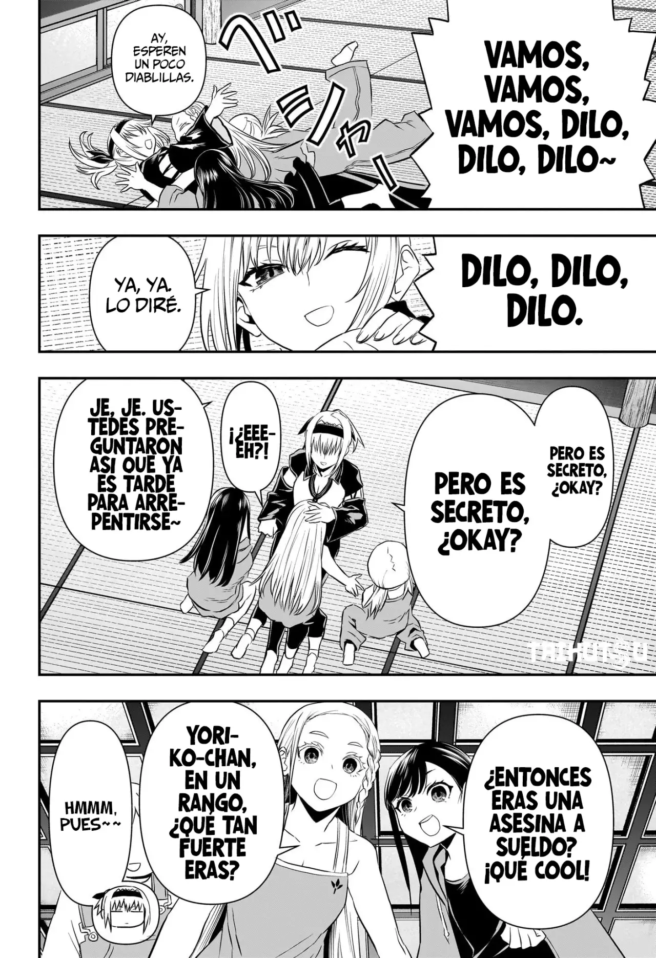 Nue's Exorcist Capitulo 66: Fiesta de celebración página 12