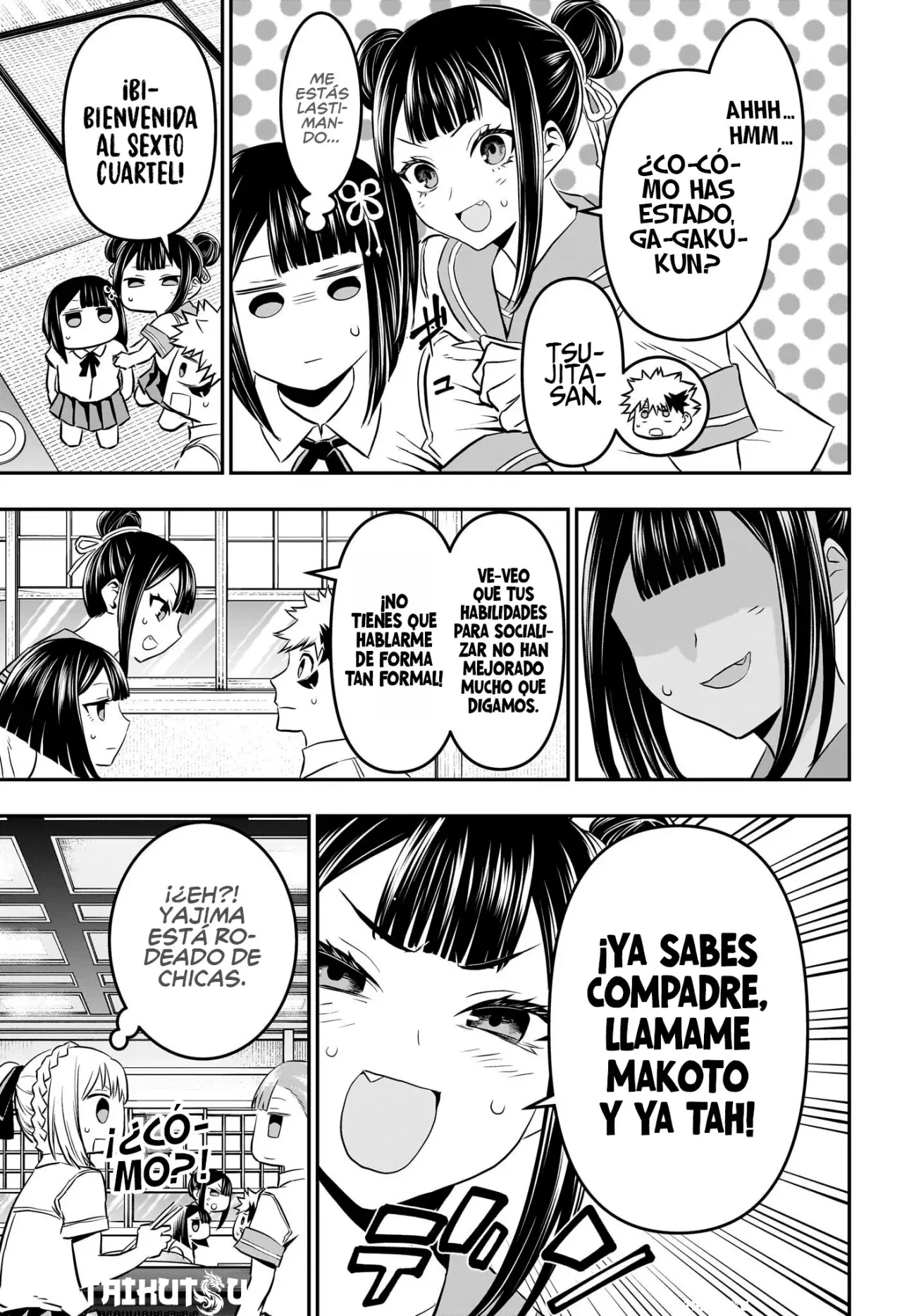 Nue's Exorcist Capitulo 66: Fiesta de celebración página 9