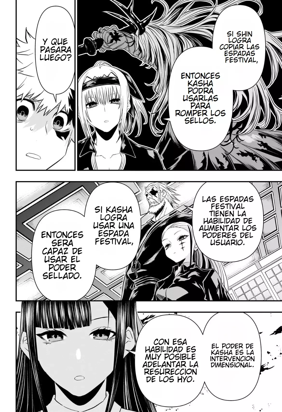 Nue's Exorcist Capitulo 67: Sobre el enemigo. página 4