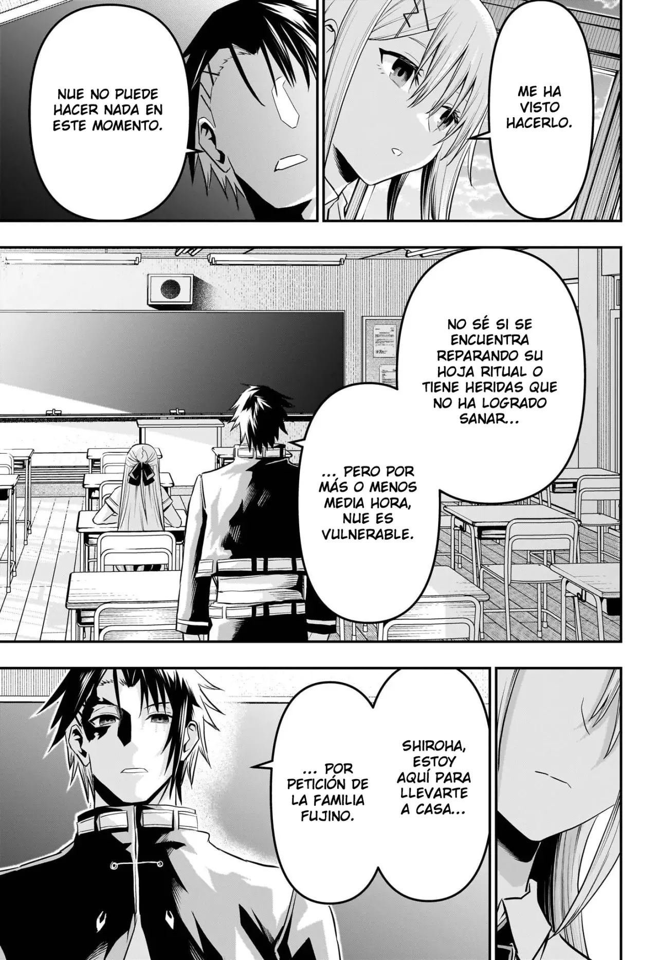 Nue's Exorcist Capitulo 72: Bienvenida página 14