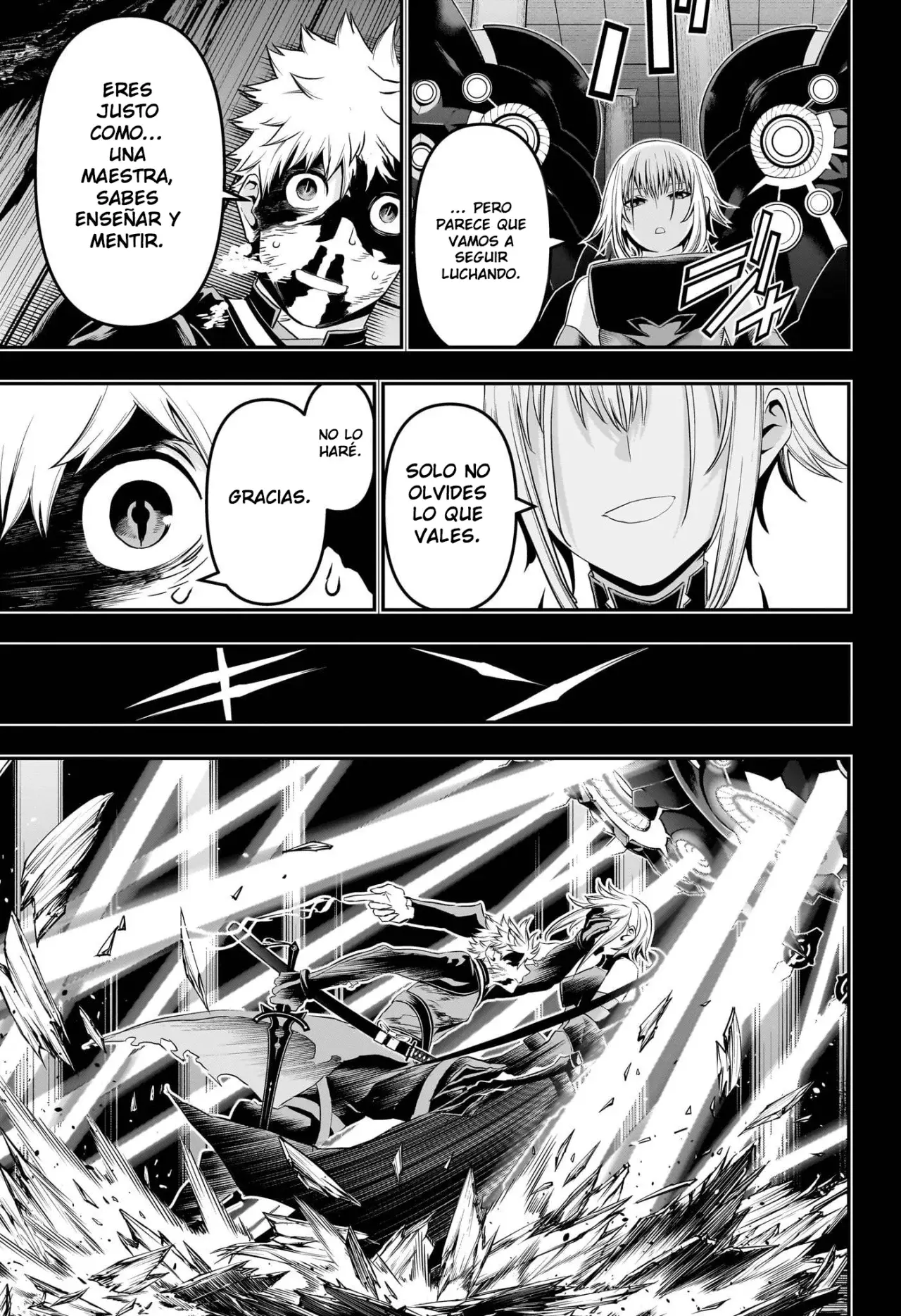 Nue's Exorcist Capitulo 75: La fuerza de Gakuro página 16