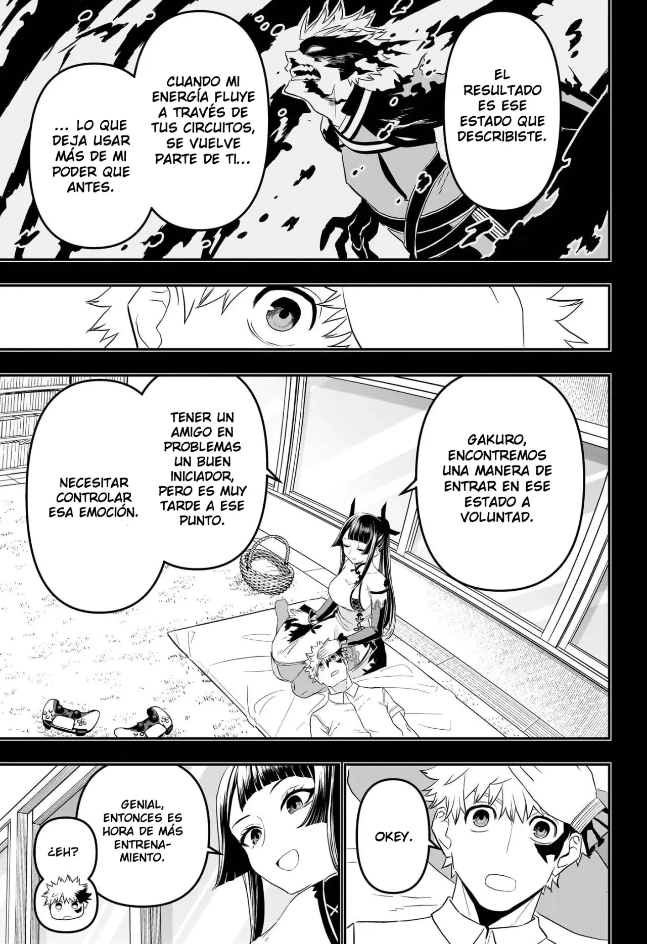 Nue's Exorcist Capitulo 75: La fuerza de Gakuro página 8