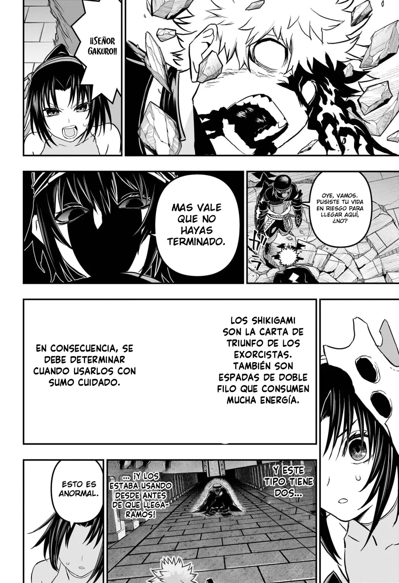 Nue's Exorcist Capitulo 82: Zarcillos y brazos página 19