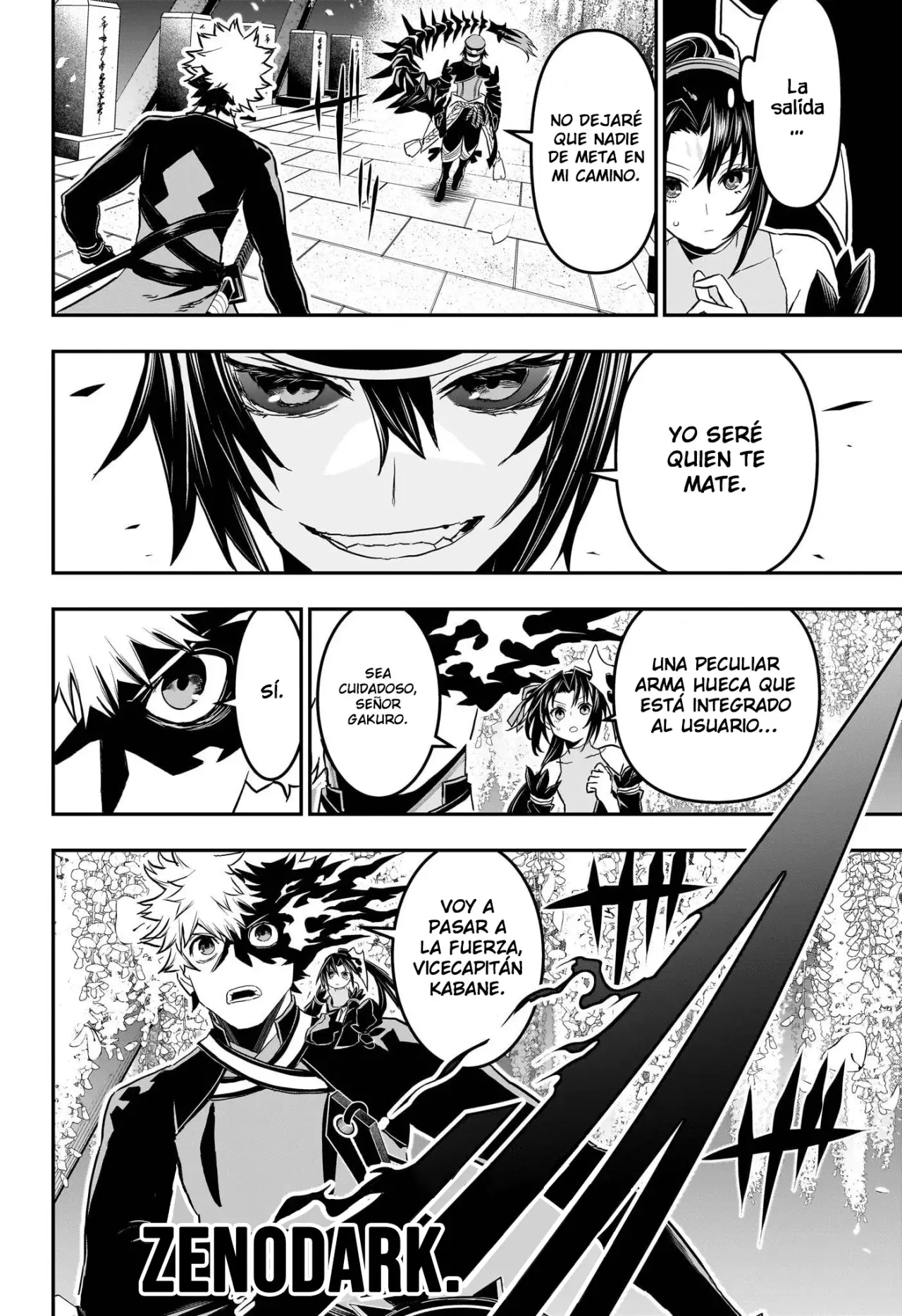 Nue's Exorcist Capitulo 82: Zarcillos y brazos página 3