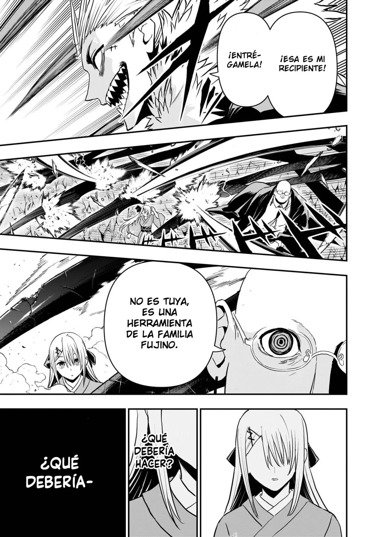 Nue's Exorcist Capitulo 87: Sala de los pecados página 17