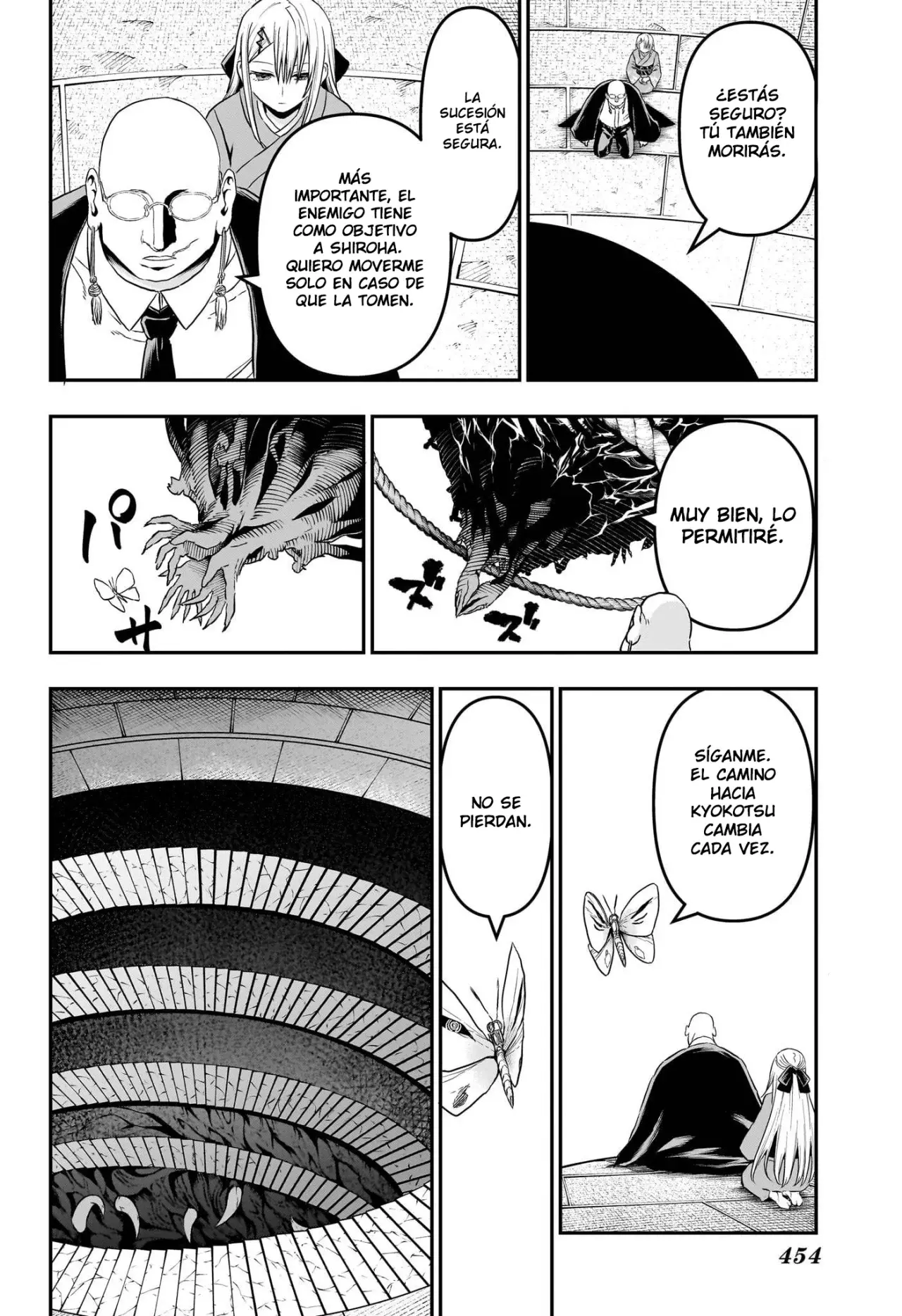 Nue's Exorcist Capitulo 87: Sala de los pecados página 8