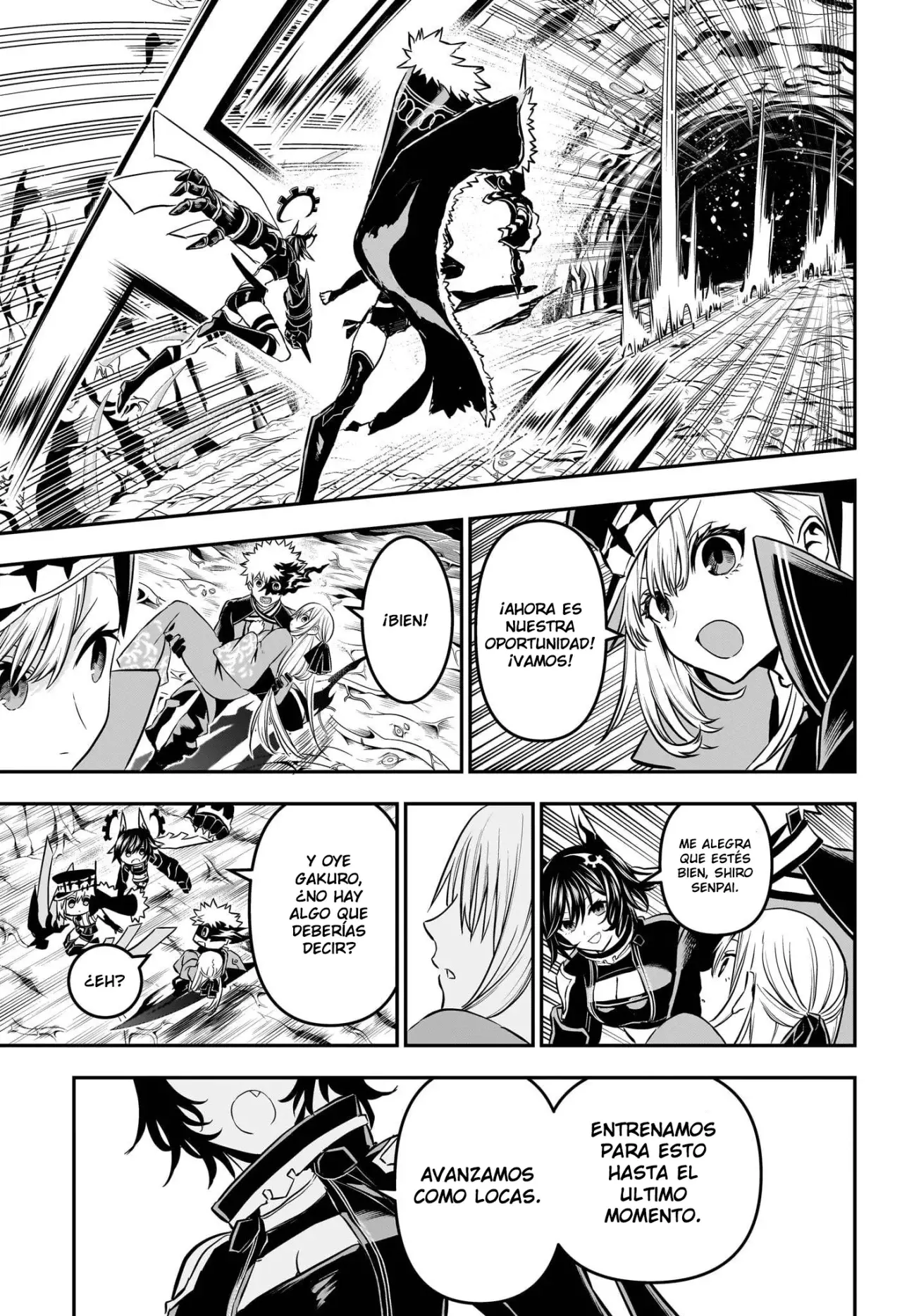 Nue's Exorcist Capitulo 88: Operación: Ruta de retorno página 9