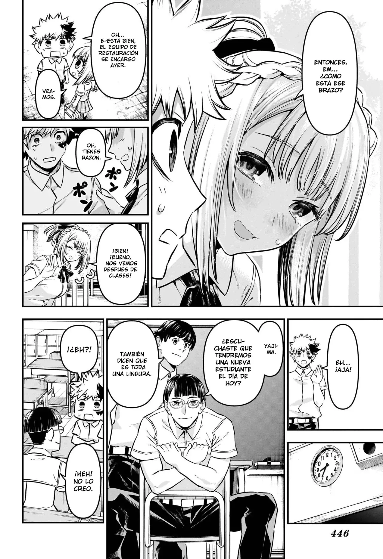 Nue's Exorcist Capitulo 92: Estudiante transferida página 3