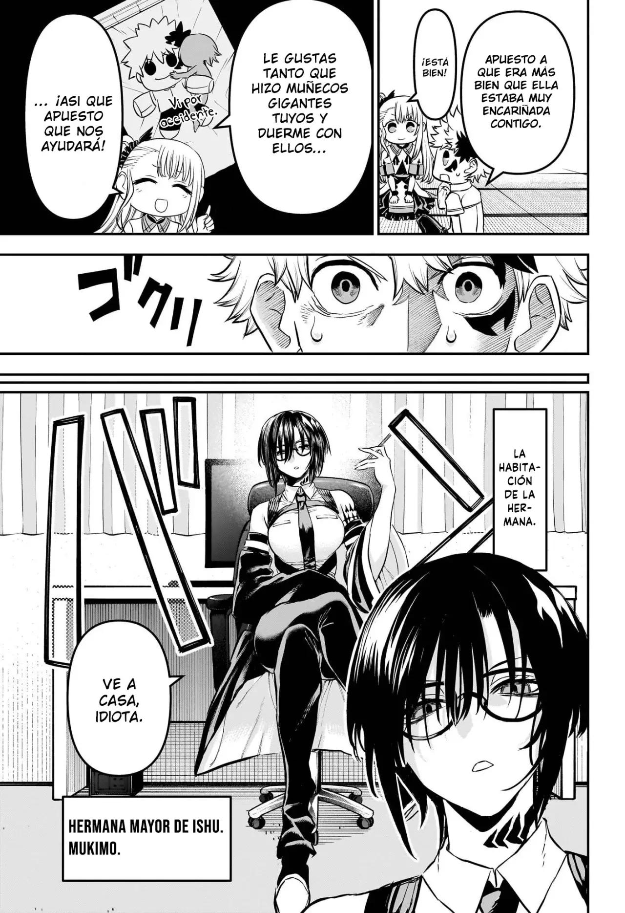Nue's Exorcist Capitulo 95: Hermana mayor página 4
