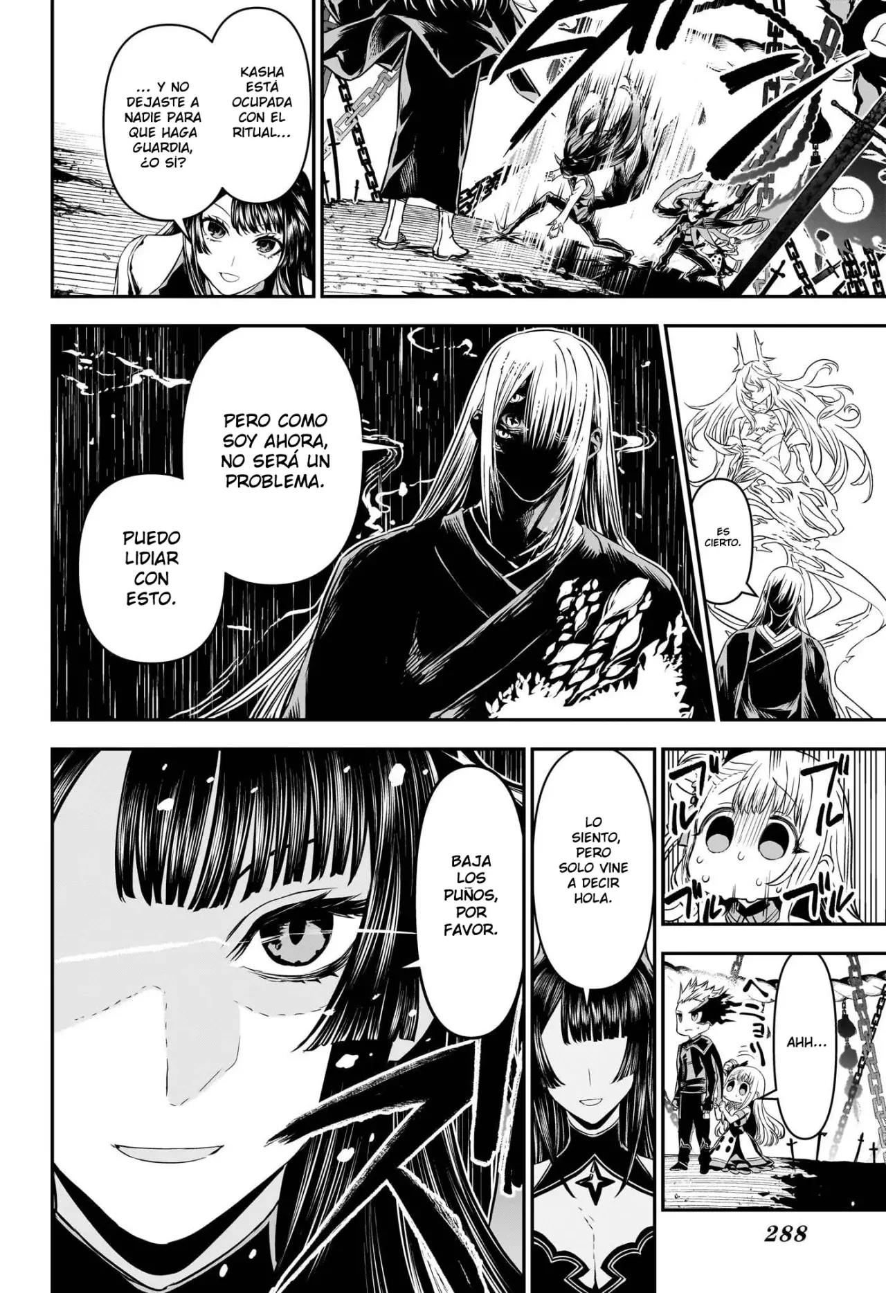 Nue's Exorcist Capitulo 96: Saludo página 3