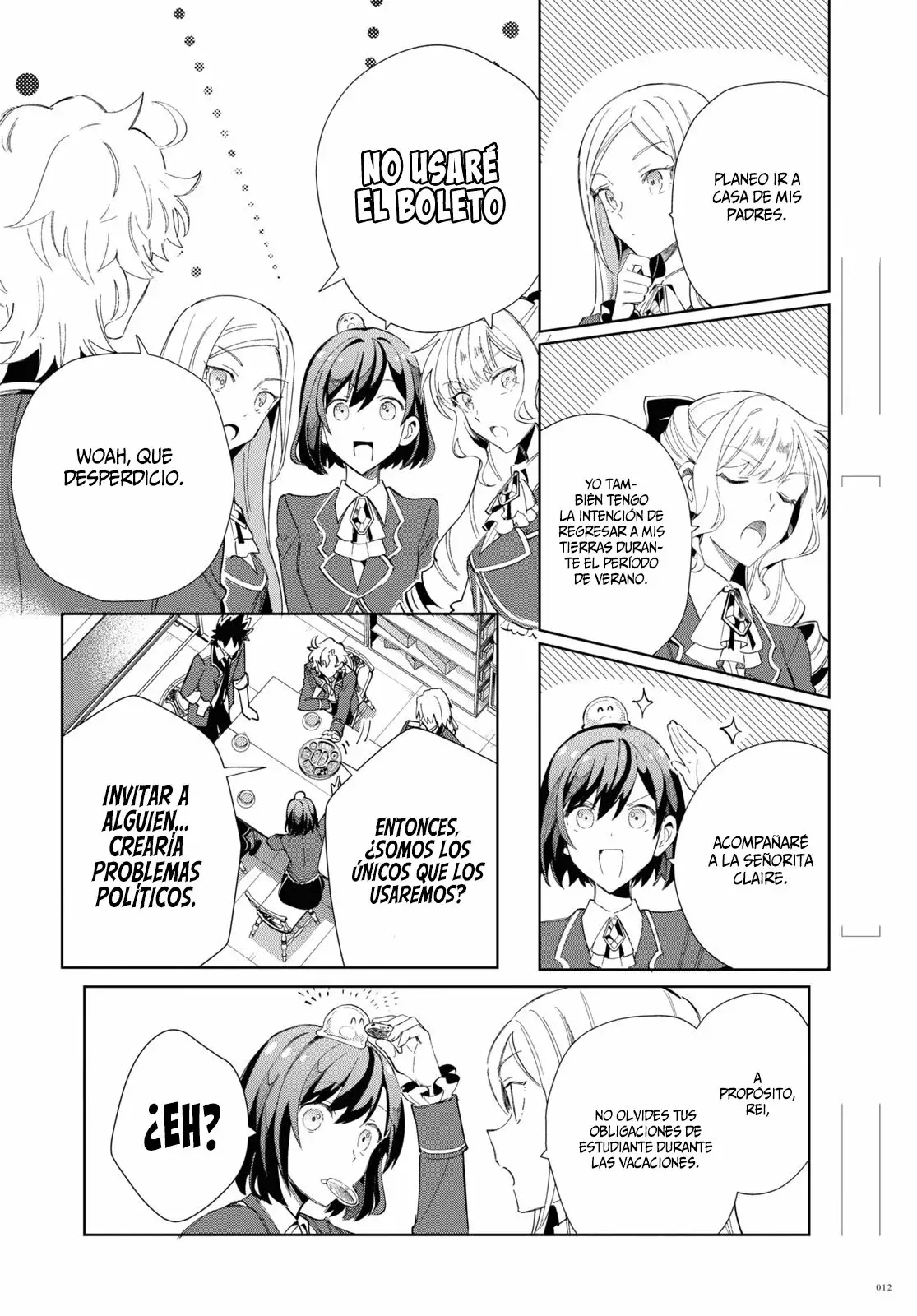Watashi no Oshi wa Akuyaku Reijou Capitulo 26: Planes Para Vacaciones de Verano. página 10