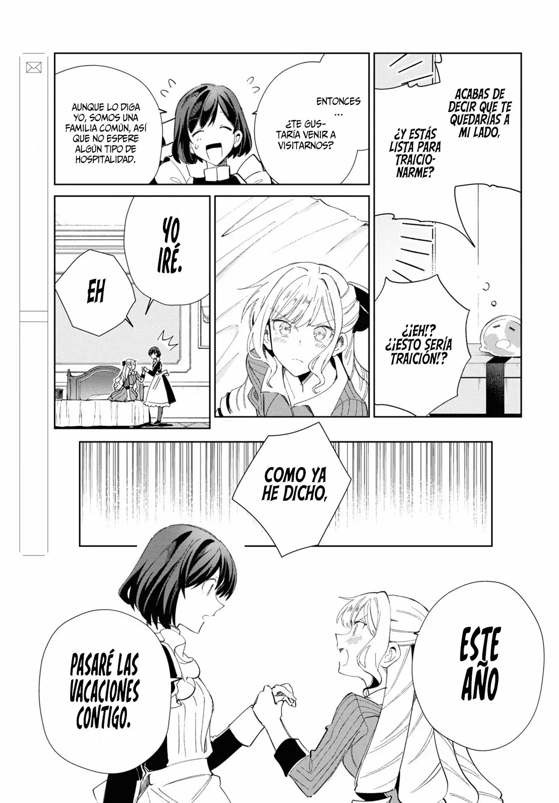 Watashi no Oshi wa Akuyaku Reijou Capitulo 26: Planes Para Vacaciones de Verano. página 35
