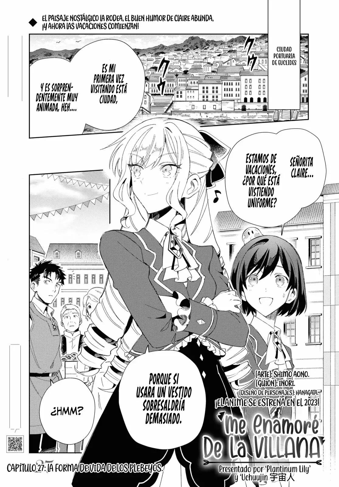 Watashi no Oshi wa Akuyaku Reijou Capitulo 27: La Forma de Vida de los Plebeyos. página 4
