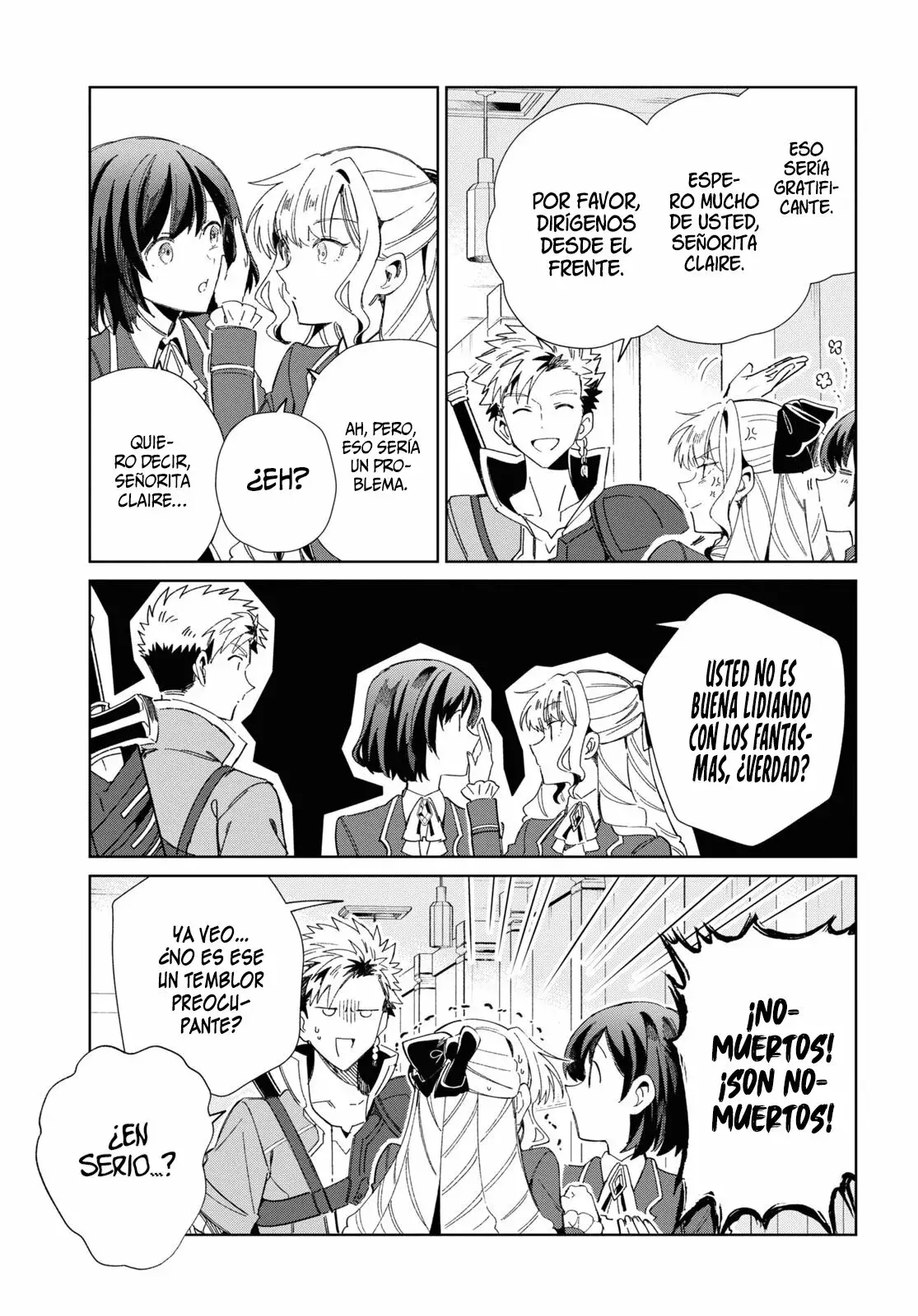 Watashi no Oshi wa Akuyaku Reijou Capitulo 28: Levantando el Espíritu de Lucha. página 24