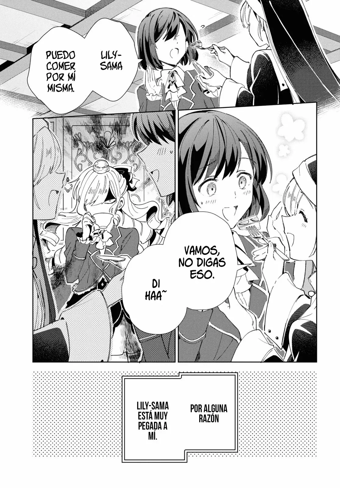 Watashi no Oshi wa Akuyaku Reijou Capitulo 32: Platica de Chicas. página 6