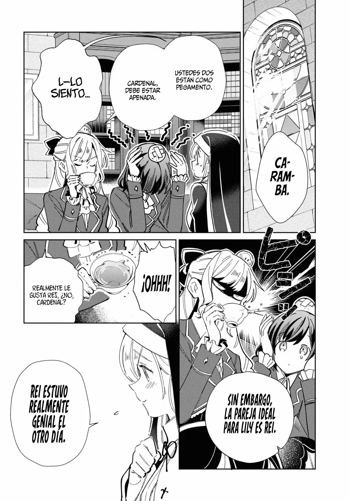 Watashi no Oshi wa Akuyaku Reijou Capitulo 32: Platica de Chicas. página 7