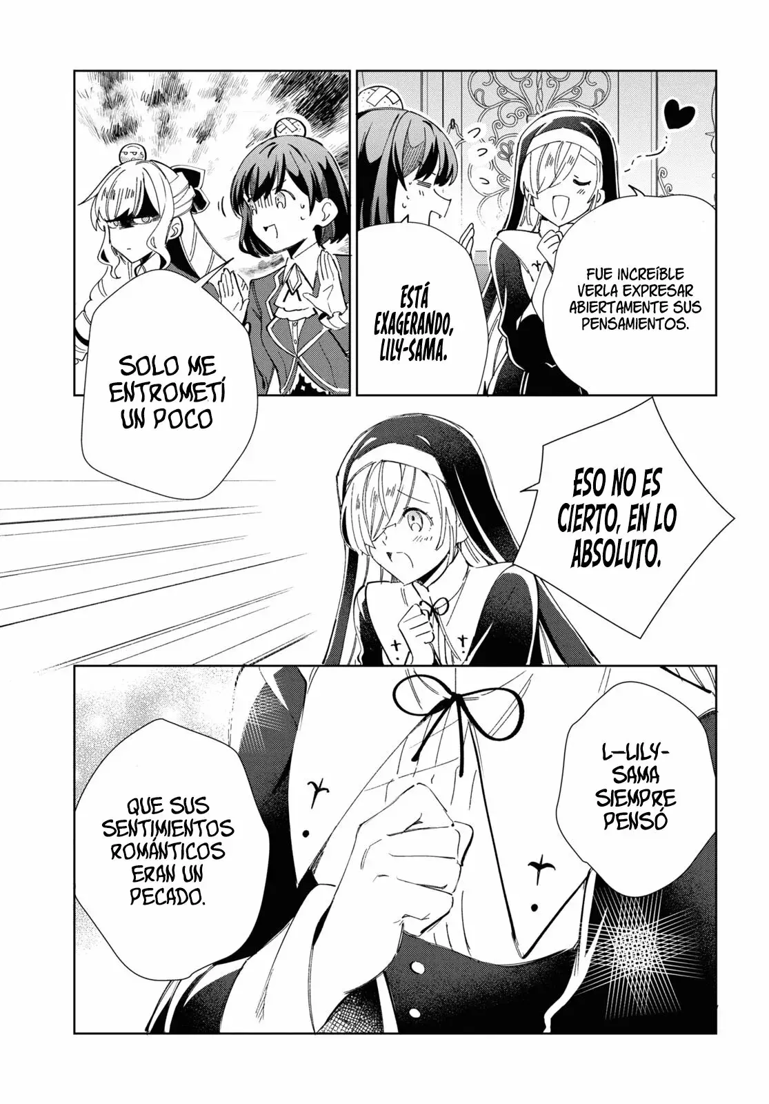 Watashi no Oshi wa Akuyaku Reijou Capitulo 32: Platica de Chicas. página 8