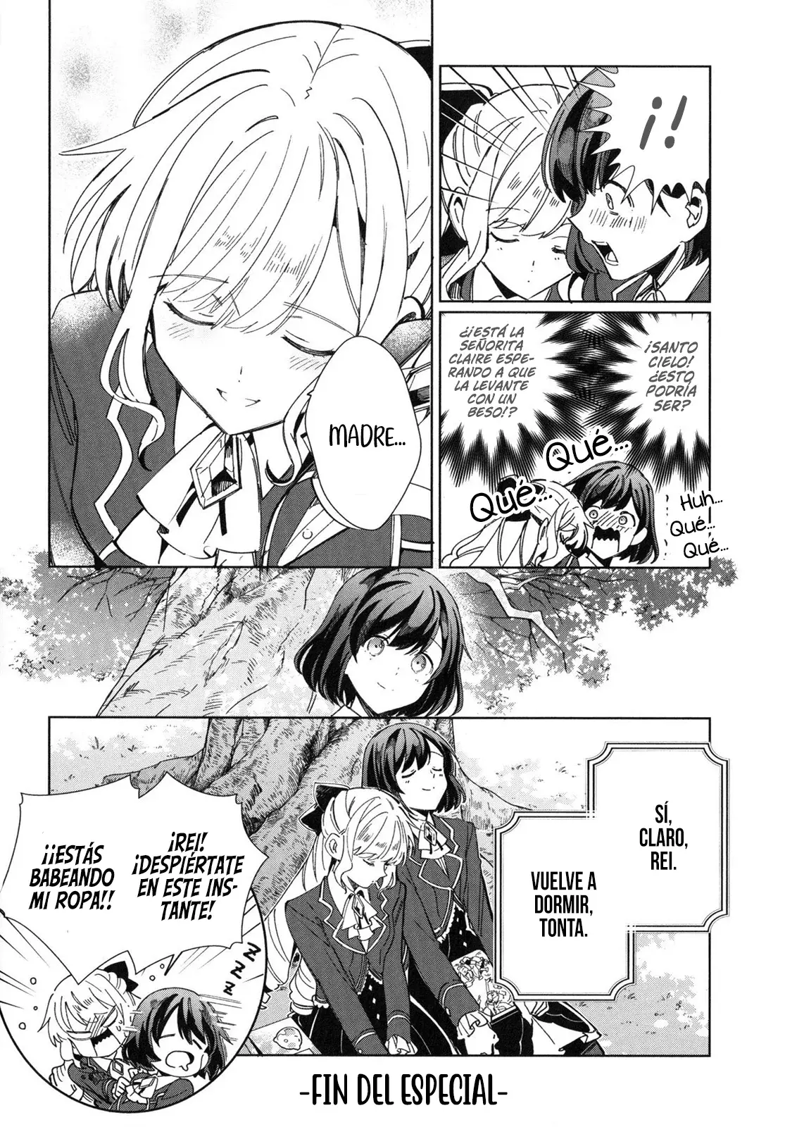 Watashi no Oshi wa Akuyaku Reijou Capitulo 36.5: Claire en el País de las Maravillas. página 20