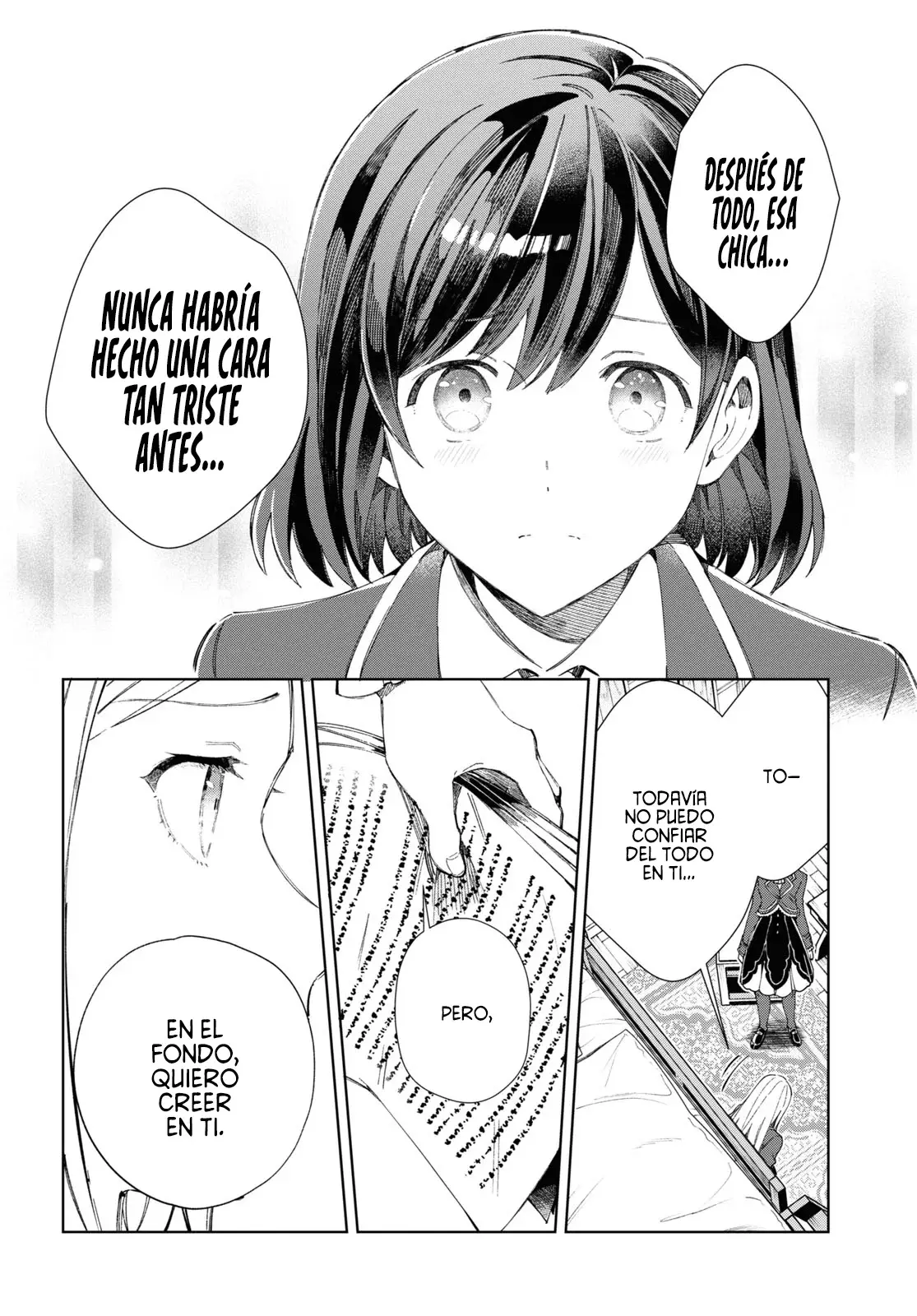 Watashi no Oshi wa Akuyaku Reijou Capitulo 39: ¿Cuál es tu Nombre? página 21