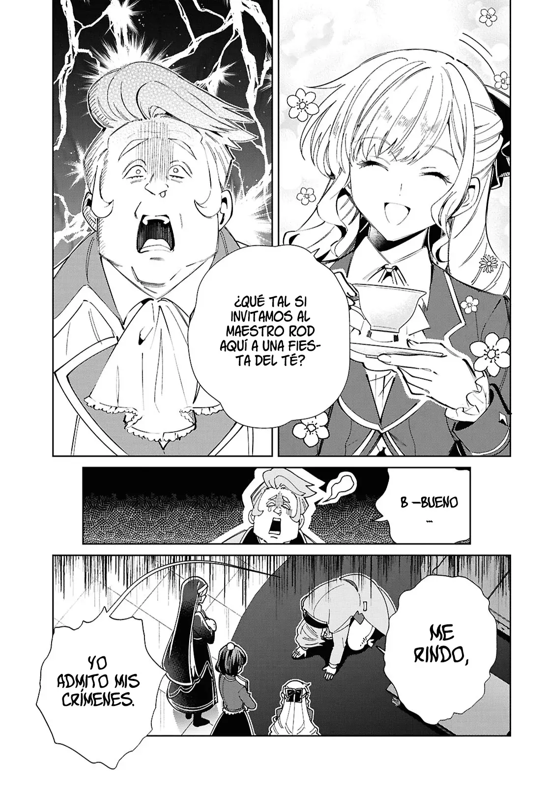 Watashi no Oshi wa Akuyaku Reijou Capitulo 42: Castigo. página 8