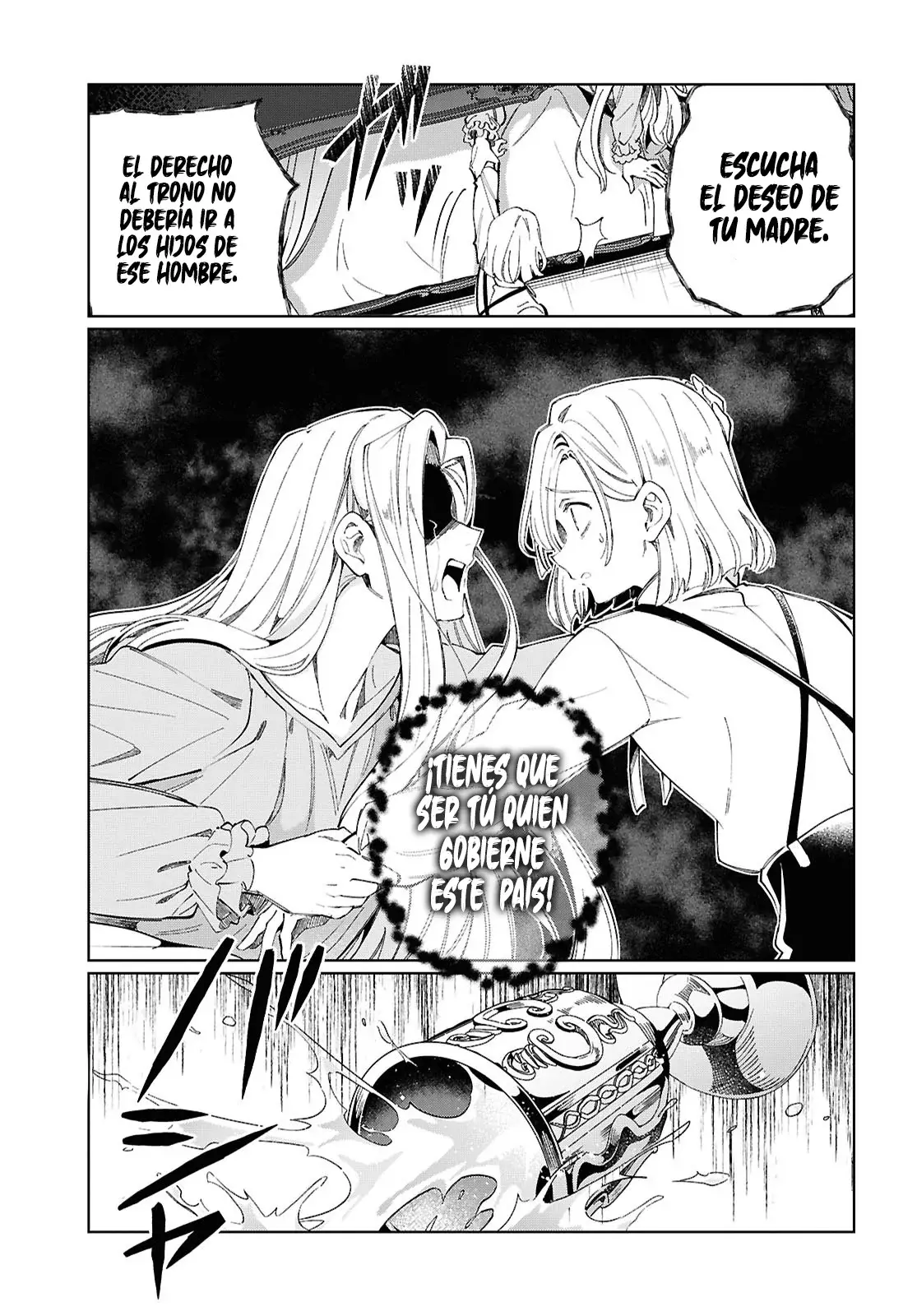 Watashi no Oshi wa Akuyaku Reijou Capitulo 46: Resistencia. página 16
