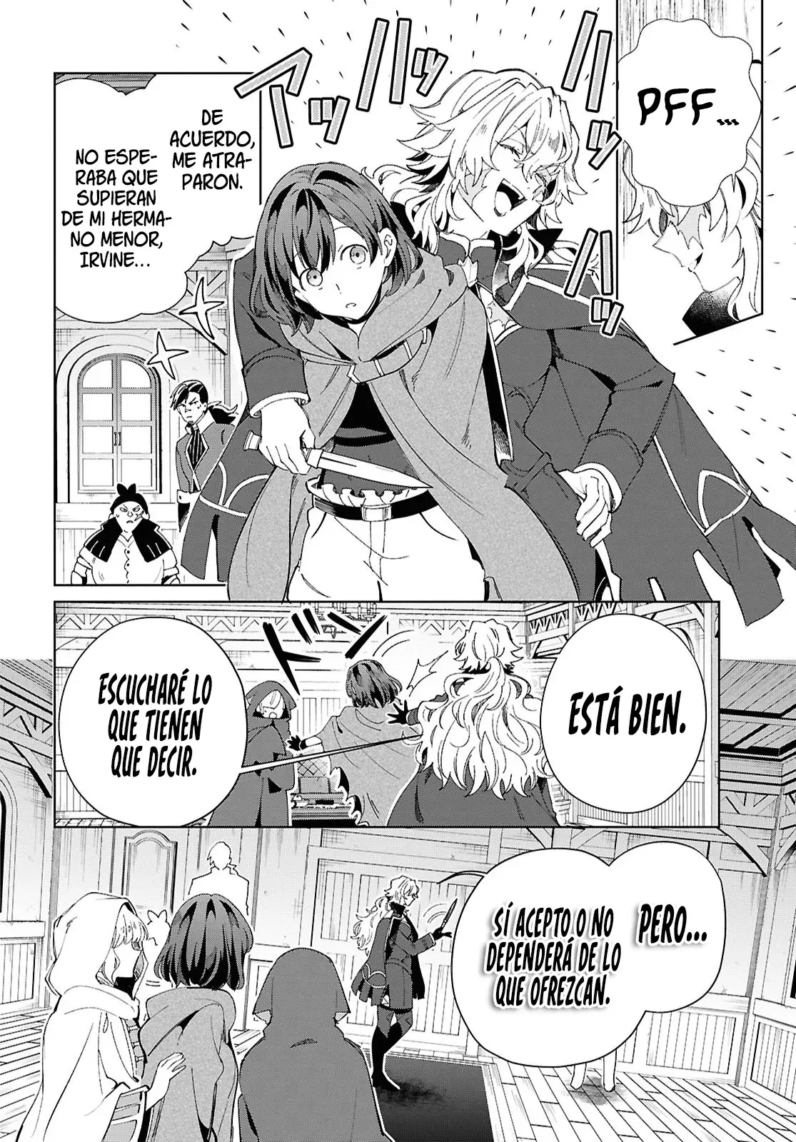 Watashi no Oshi wa Akuyaku Reijou Capitulo 46: Resistencia. página 35