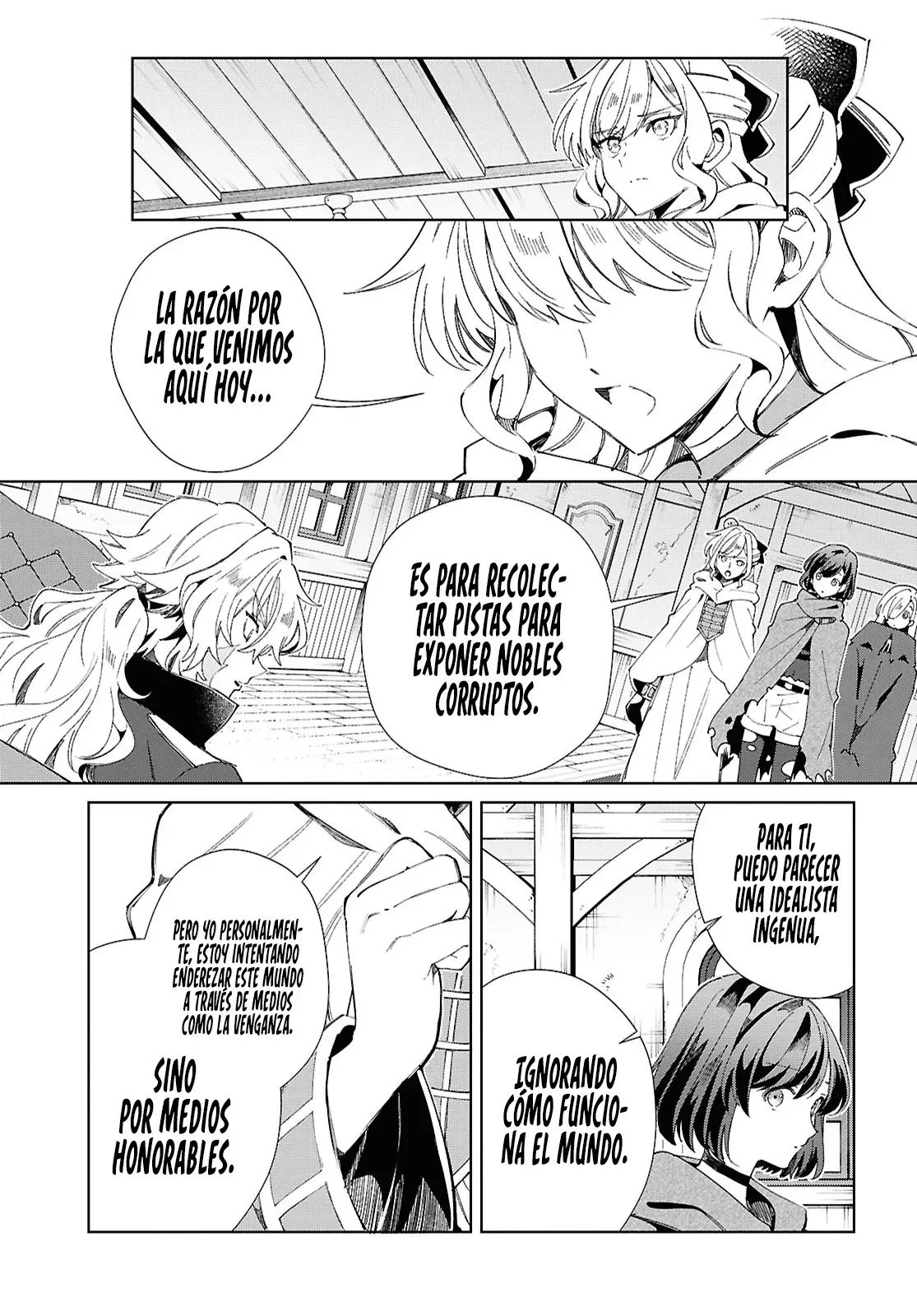 Watashi no Oshi wa Akuyaku Reijou Capitulo 47: Venganza e Ideales. página 12