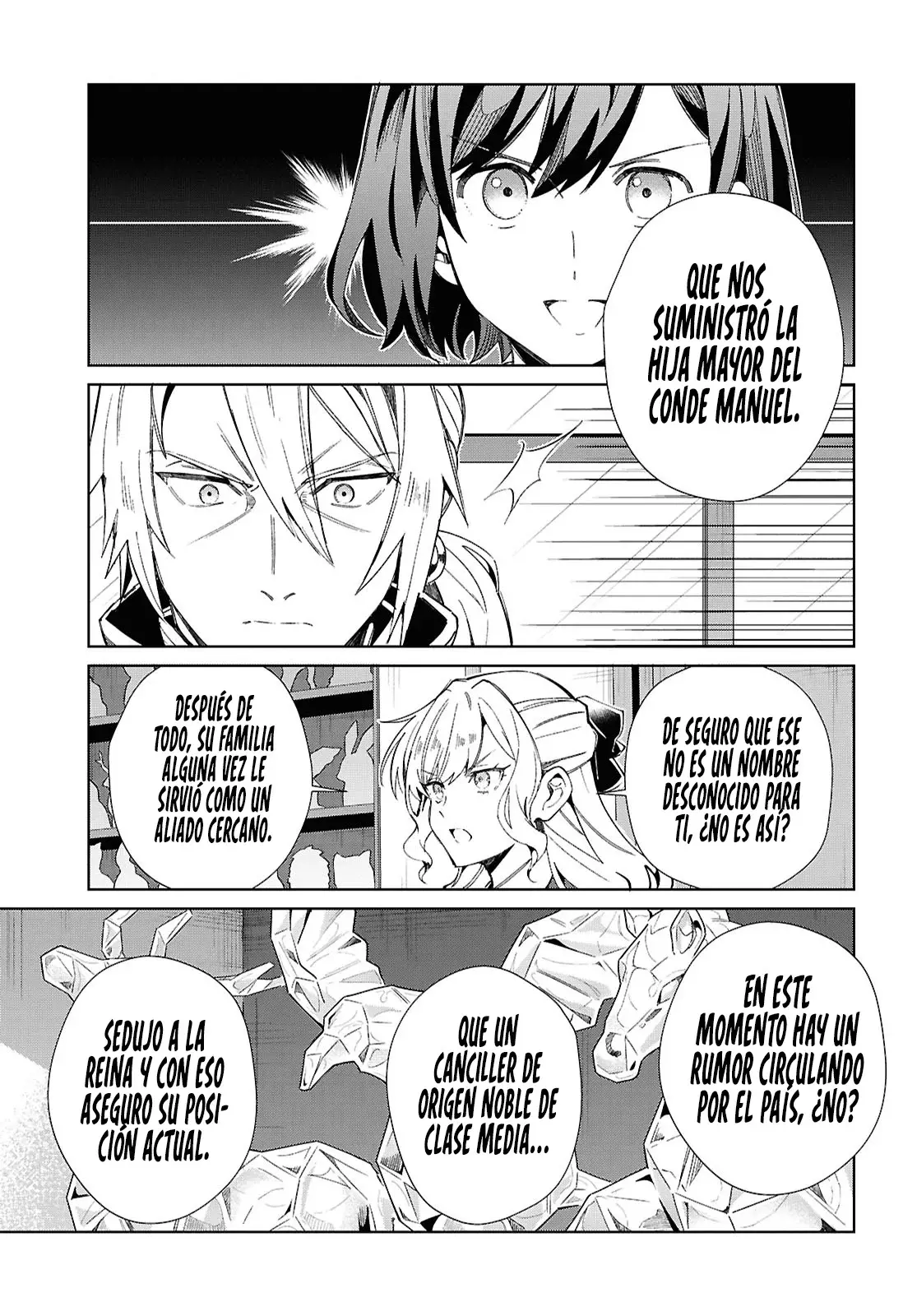 Watashi no Oshi wa Akuyaku Reijou Capitulo 47: Venganza e Ideales. página 24
