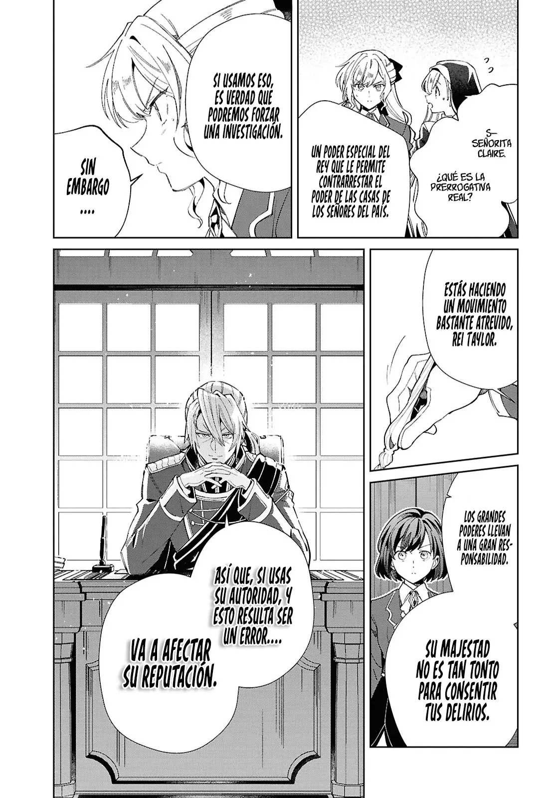 Watashi no Oshi wa Akuyaku Reijou Capitulo 47: Venganza e Ideales. página 28