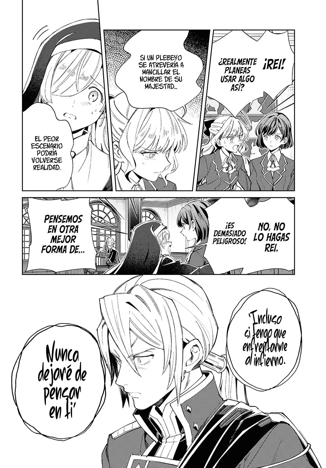 Watashi no Oshi wa Akuyaku Reijou Capitulo 47: Venganza e Ideales. página 29