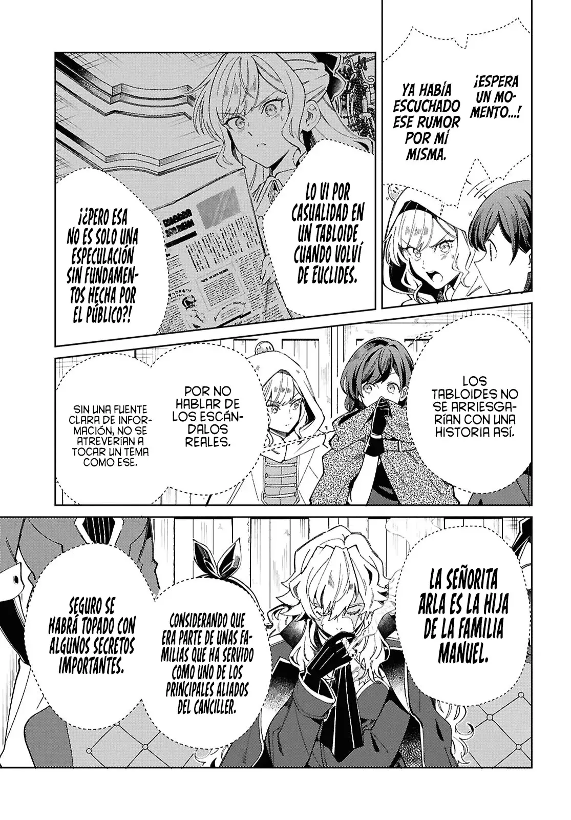Watashi no Oshi wa Akuyaku Reijou Capitulo 47: Venganza e Ideales. página 6