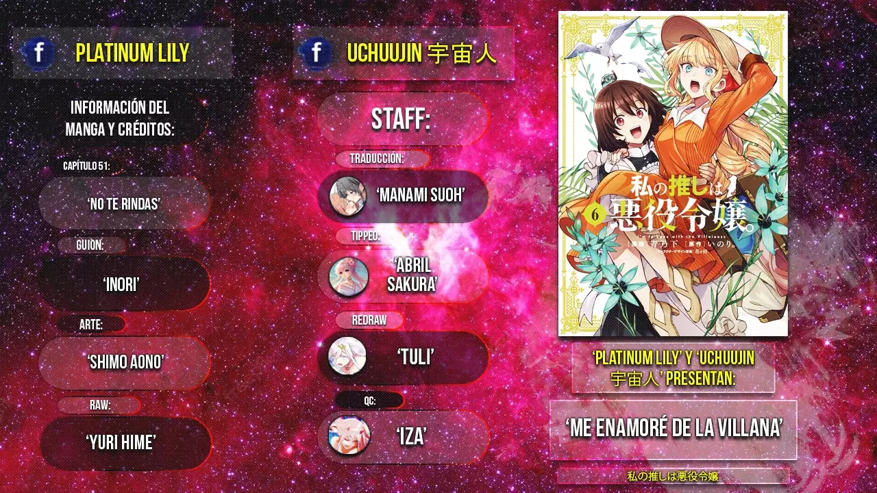 Watashi no Oshi wa Akuyaku Reijou Capitulo 51: No te Rindas. página 2