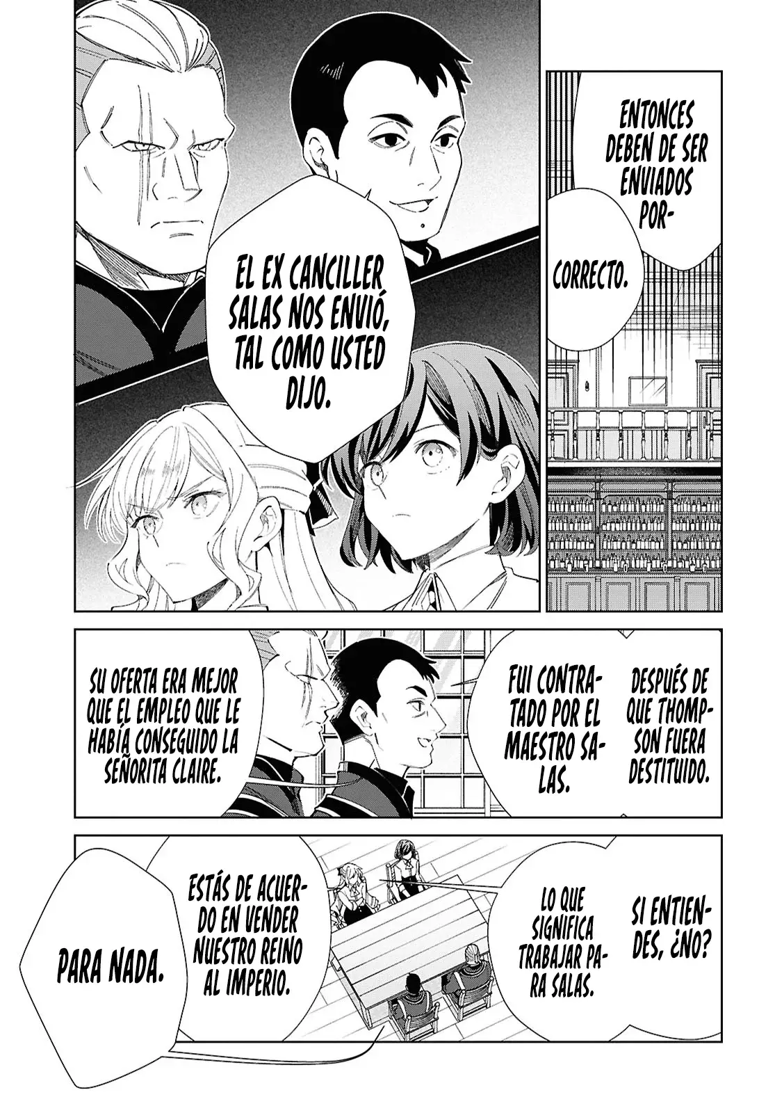 Watashi no Oshi wa Akuyaku Reijou Capitulo 54: Planteamiento. página 35