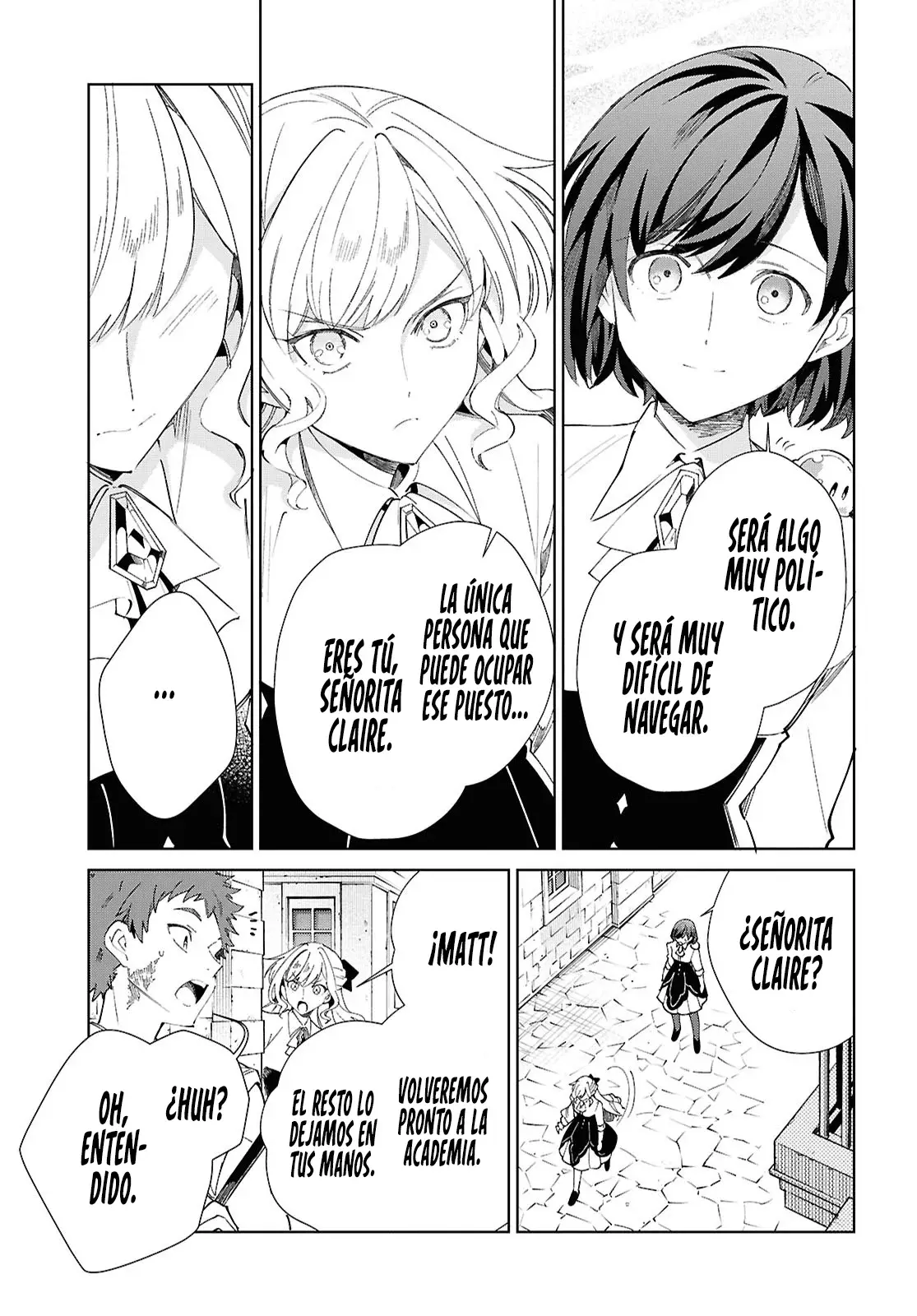 Watashi no Oshi wa Akuyaku Reijou Capitulo 54: Planteamiento. página 45
