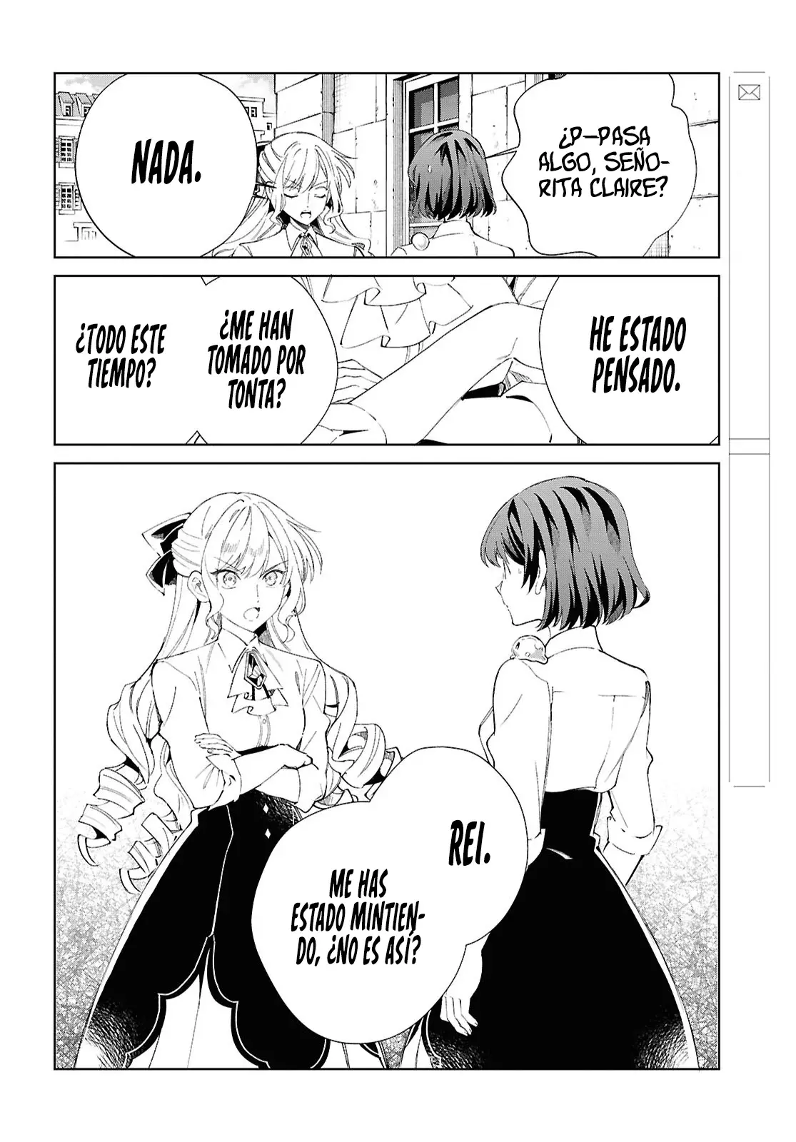 Watashi no Oshi wa Akuyaku Reijou Capitulo 54: Planteamiento. página 46