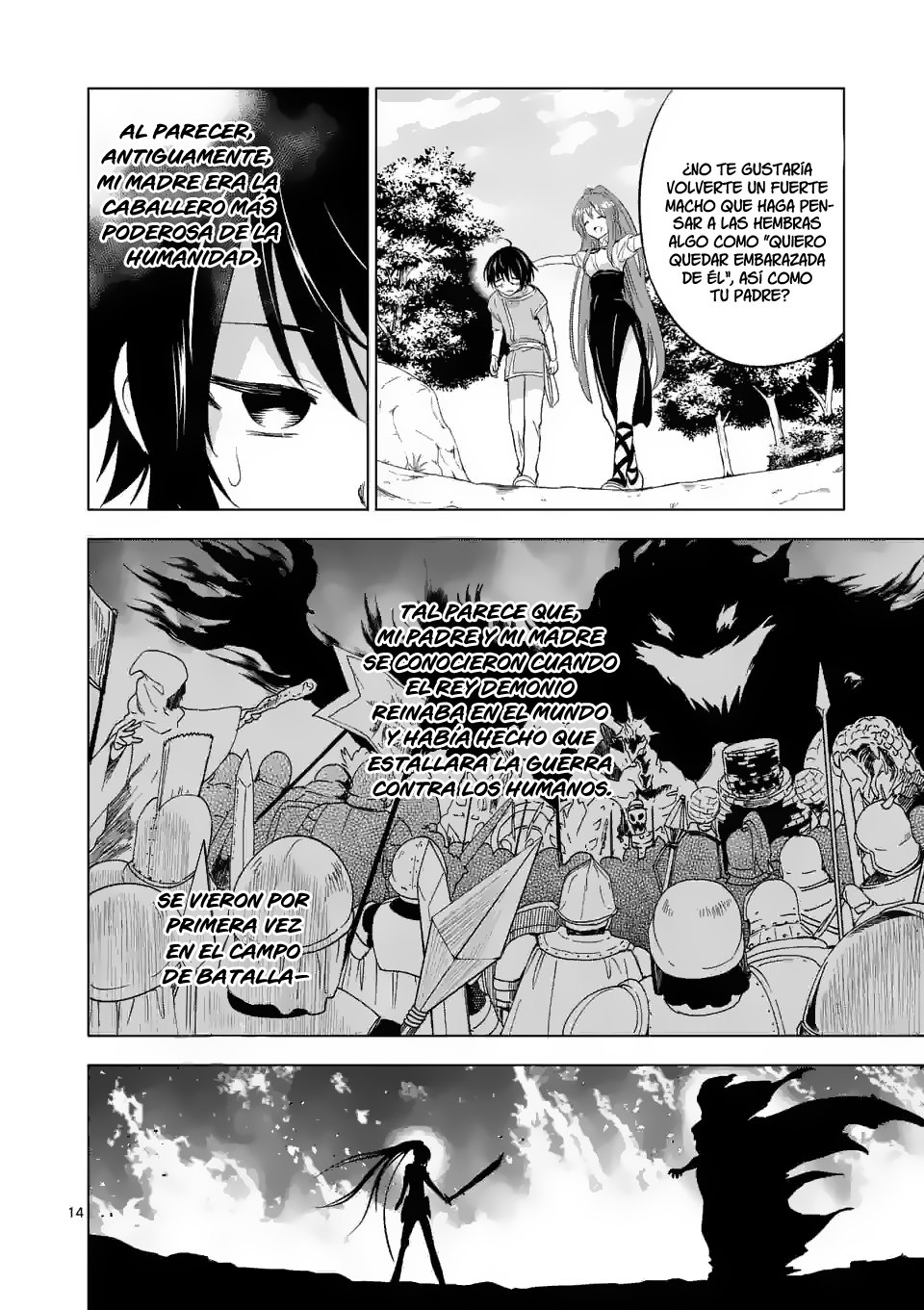Shijou Saikyou Orc-san no Tanoshii Tanetsuke Harem Zukuri Capitulo 1: La divertida vida del orco más poderoso de la historia, creando un harem en un mundo alternativo página 14