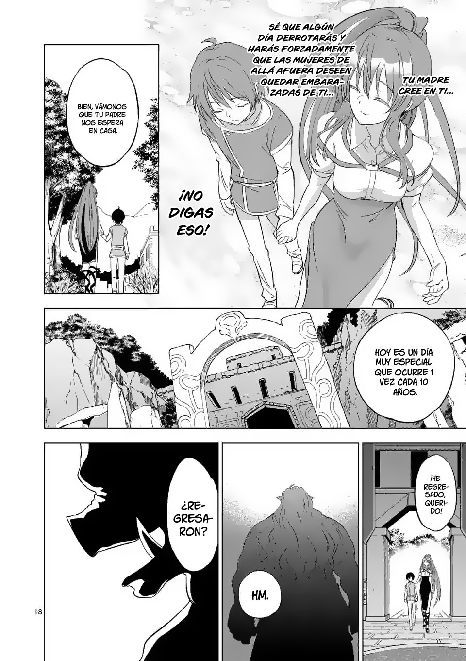 Shijou Saikyou Orc-san no Tanoshii Tanetsuke Harem Zukuri Capitulo 1: La divertida vida del orco más poderoso de la historia, creando un harem en un mundo alternativo página 18