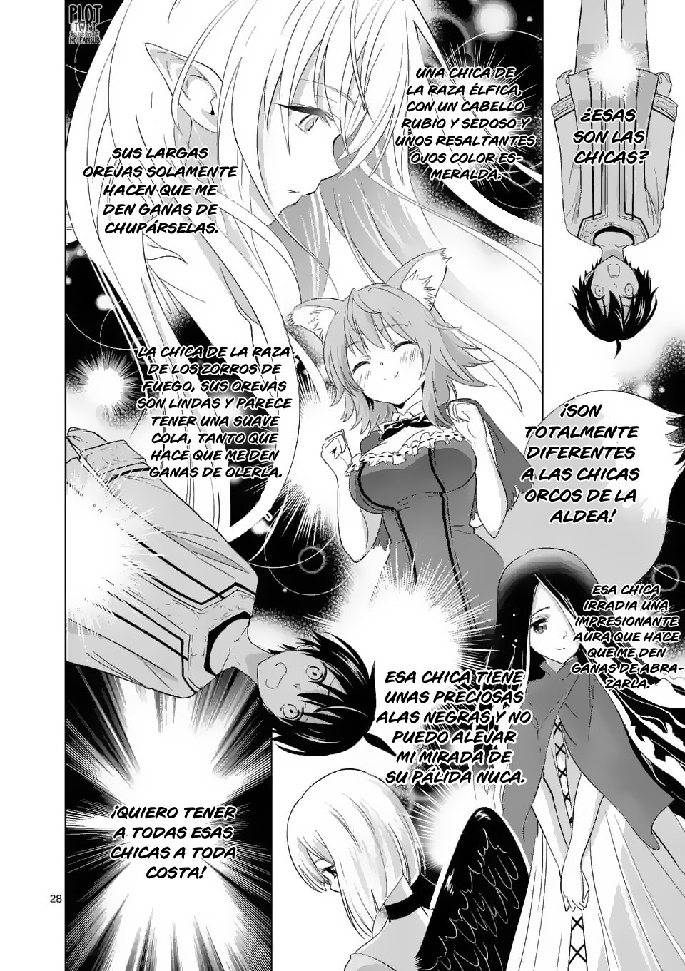 Shijou Saikyou Orc-san no Tanoshii Tanetsuke Harem Zukuri Capitulo 1: La divertida vida del orco más poderoso de la historia, creando un harem en un mundo alternativo página 27