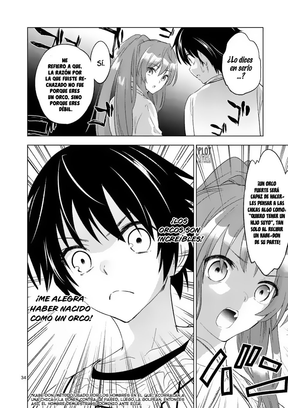 Shijou Saikyou Orc-san no Tanoshii Tanetsuke Harem Zukuri Capitulo 1: La divertida vida del orco más poderoso de la historia, creando un harem en un mundo alternativo página 33
