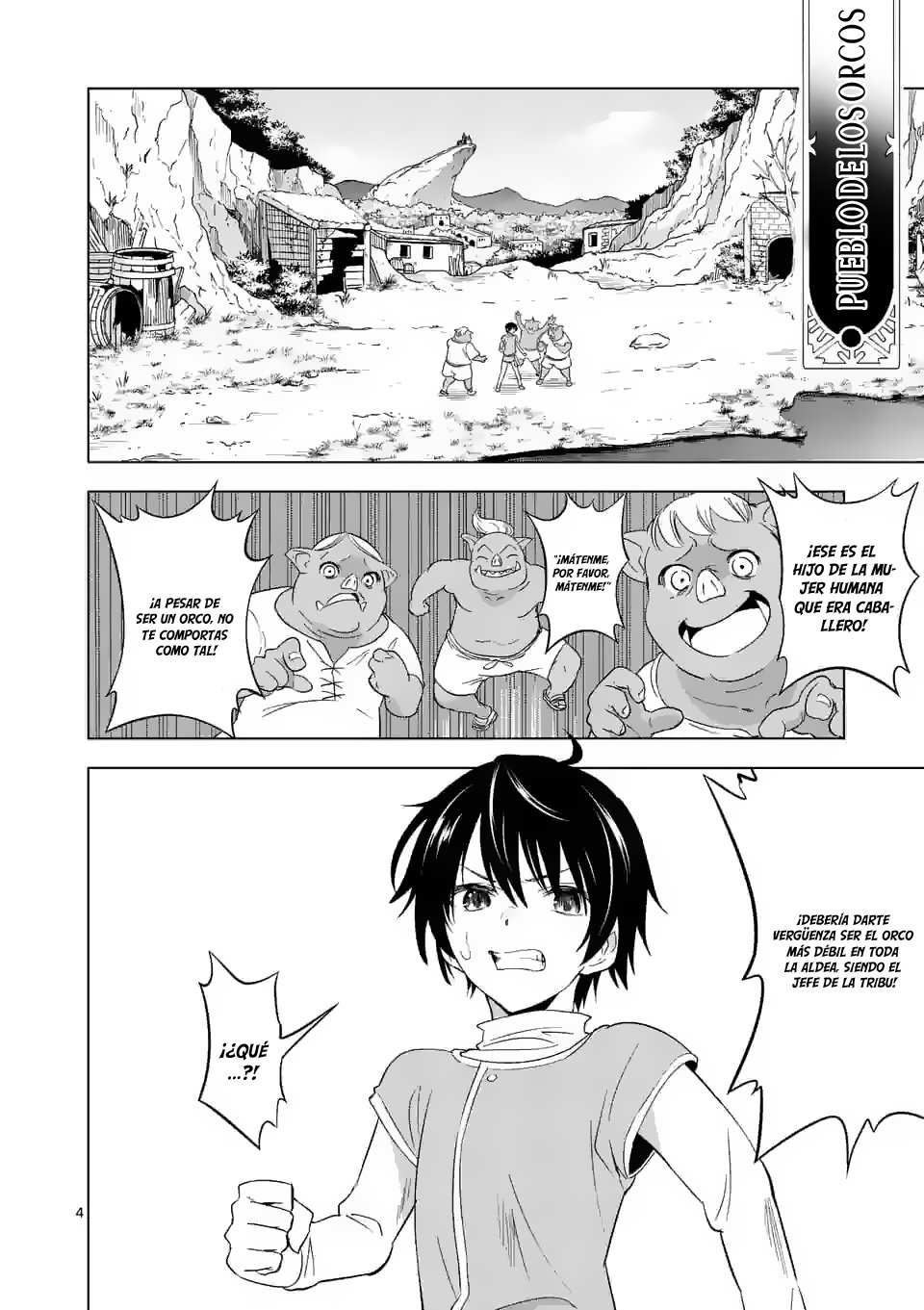 Shijou Saikyou Orc-san no Tanoshii Tanetsuke Harem Zukuri Capitulo 1: La divertida vida del orco más poderoso de la historia, creando un harem en un mundo alternativo página 5